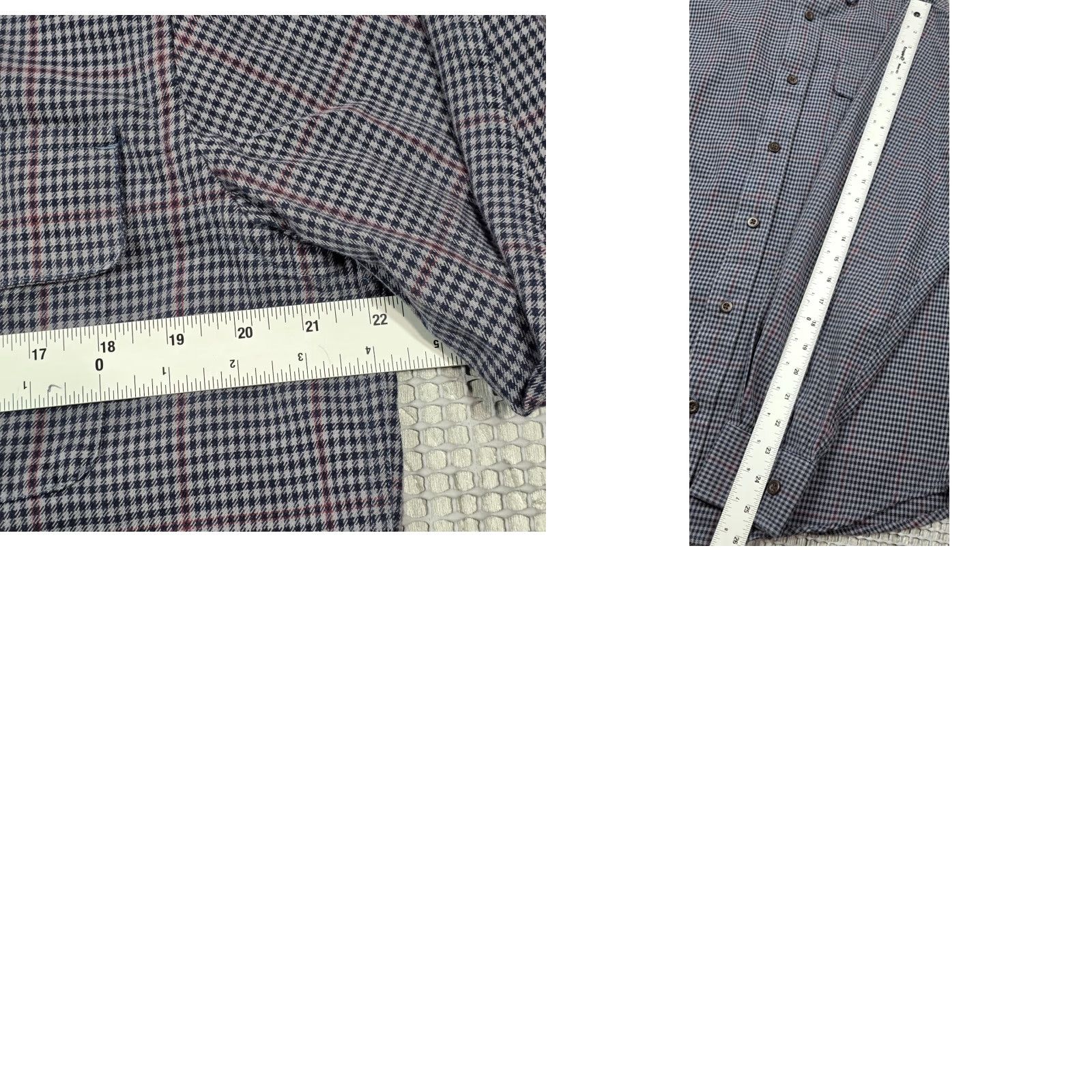 Orvis Orvis Plaid Gray M Flannel Men Long Sleeve Button Up Shirt Houndstooth Twill Size US M / EU 48-50 / 2 - 9 Thumbnail