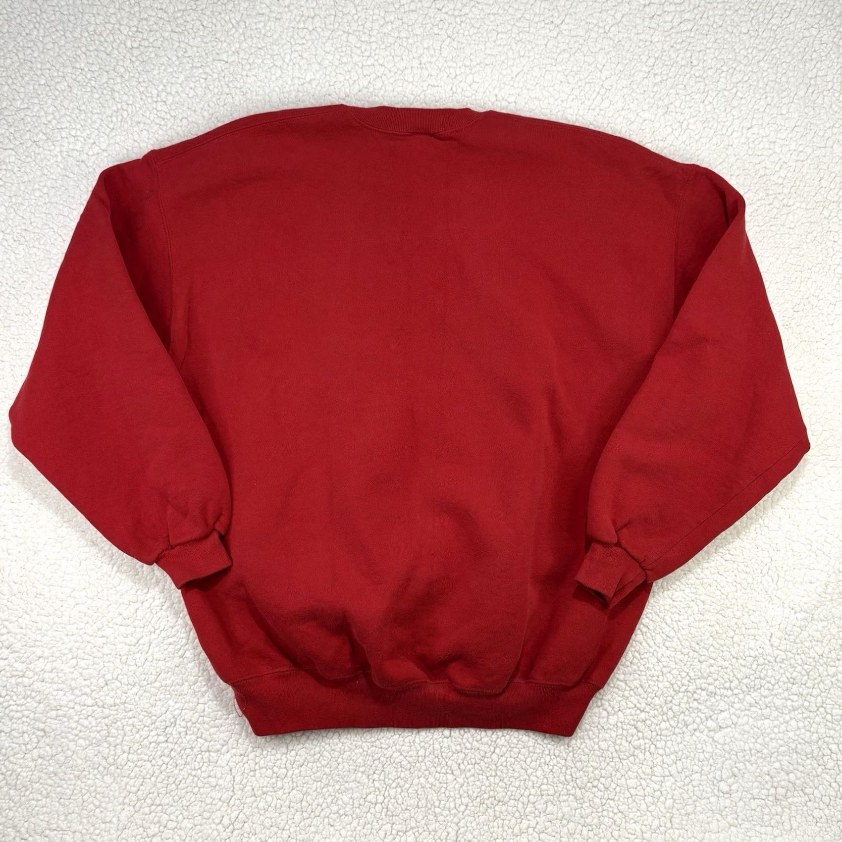 Jerzees VINTAGE Jerzees Sweatshirt 2XL Noahs Ark Embroidered Red Unisex Adults Crew Neck Heavyweight Graphic Print USA 90s 80s Bible Jesus God PullOver冬 Size US XXL / EU 58 / 5 - 5 Thumbnail