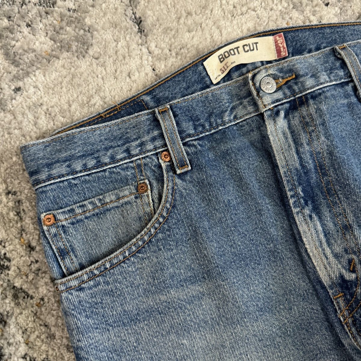 Levi's × Vintage Crazy Vintage y2k Levi’s 517 Bootcut flared wide leg jeans Size US 36 / EU 52 - 5 Thumbnail