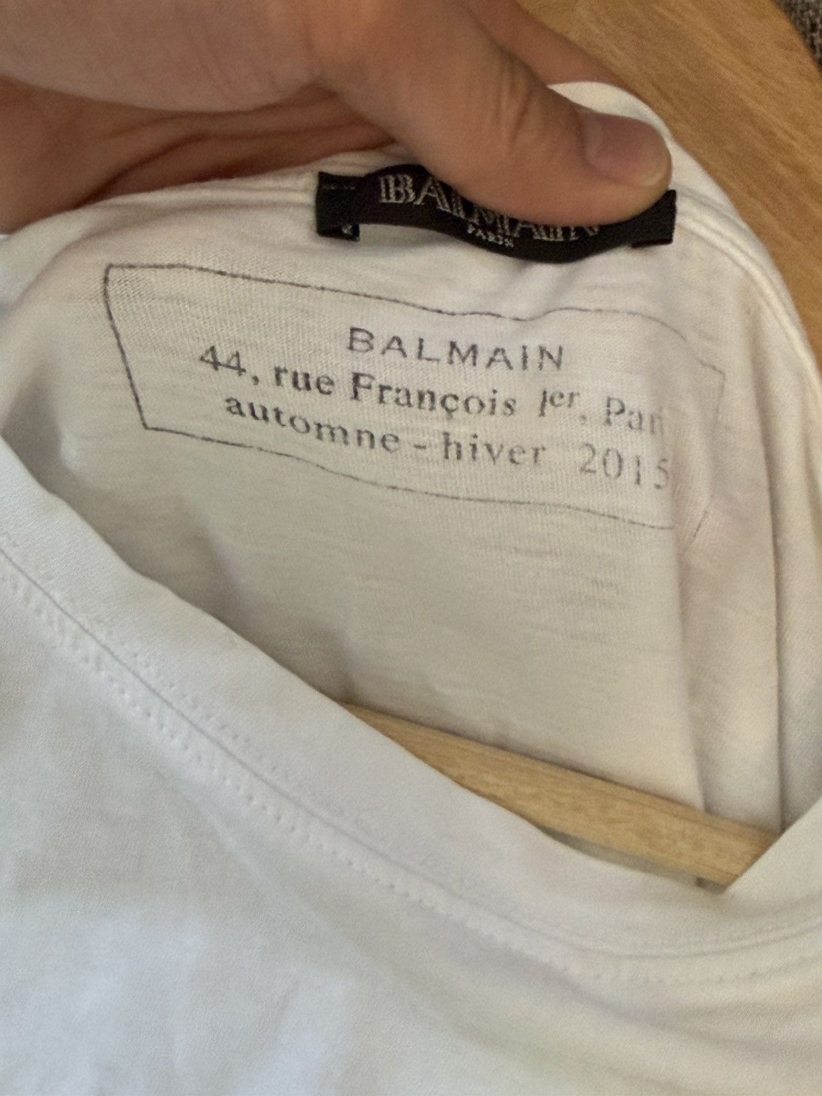 Balmain Balmain SS15 Phoenix logo t shirt by Olivier rousting Size US M / EU 48-50 / 2 - 4 Thumbnail