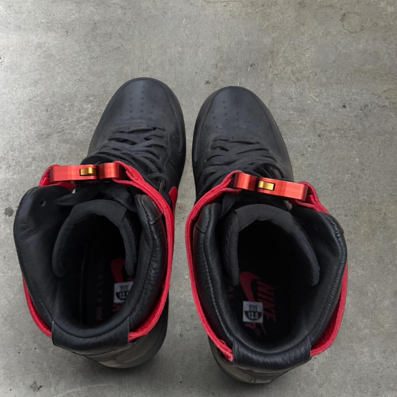 Alyx × Nike Nike Air Force 1 High 1017 ALYX 9SM “Black / Red” Size US 12.5 / EU 45-46 - 3 Thumbnail