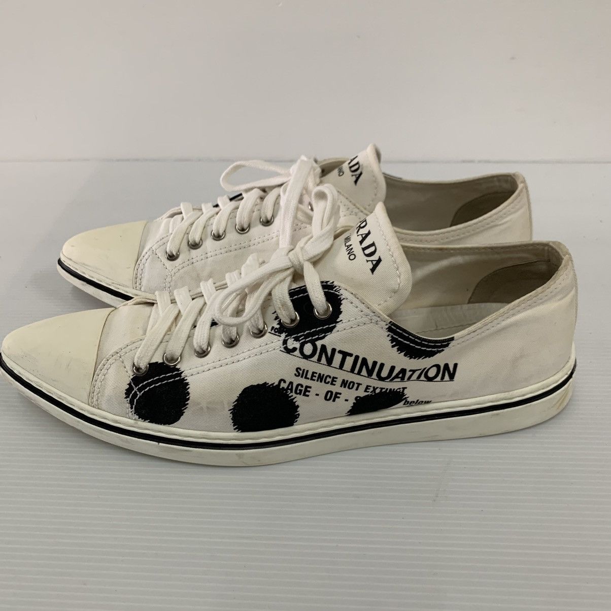 Prada PRADA POINTED-TOE GABARDINE WITH PRINT Shoes Size US 6.5 / EU 39-40 - 2 Thumbnail