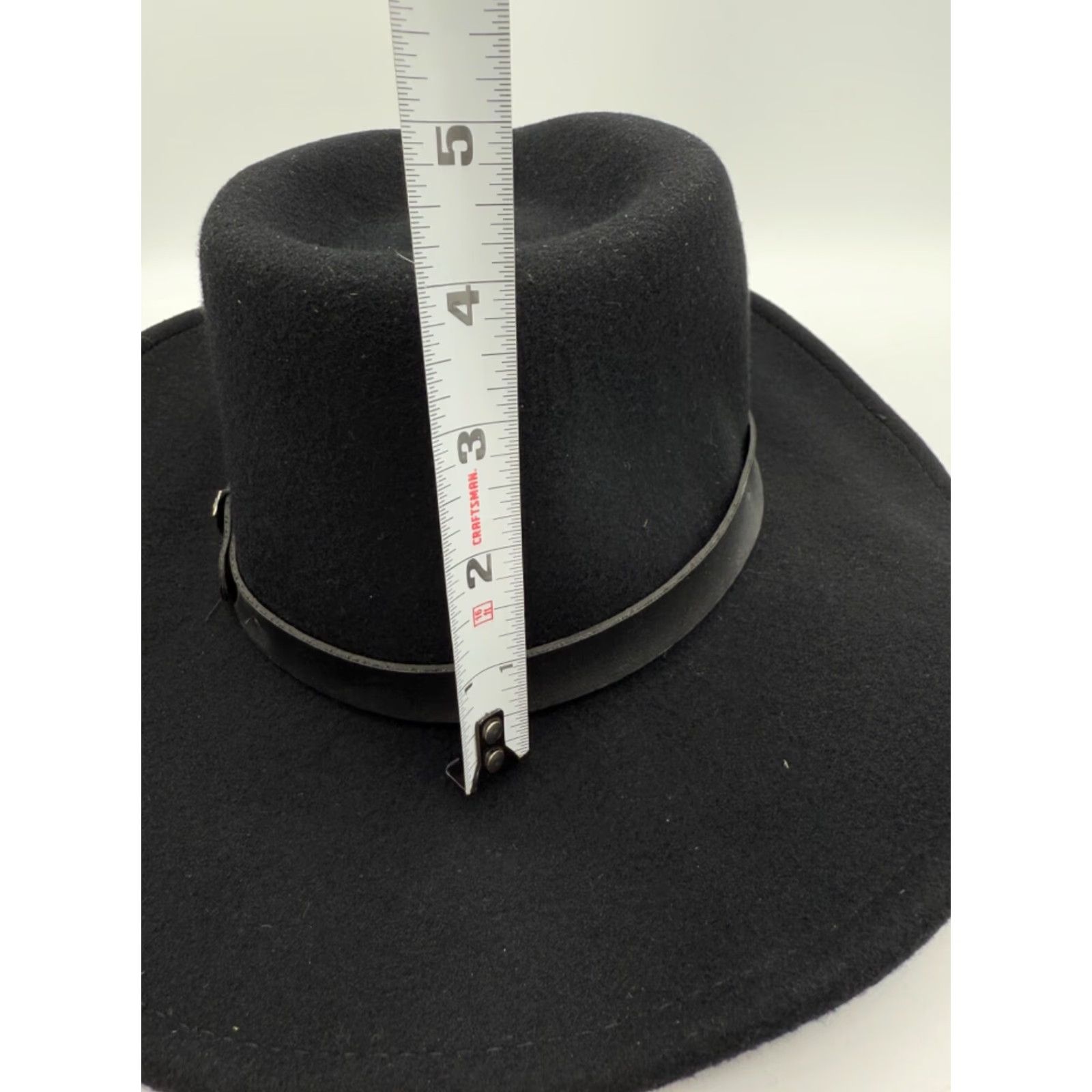 Cody James Cody James Santa Ana 100% Wool Western Cowboy Hat Size S Black Size ONE SIZE - 6 Thumbnail