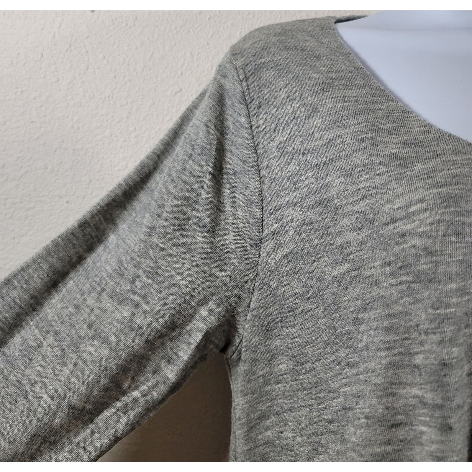 Other Umgee Gray Heathered Layered Hem Scoop Neck Medium Size M / US 6-8 / IT 42-44 - 6 Thumbnail