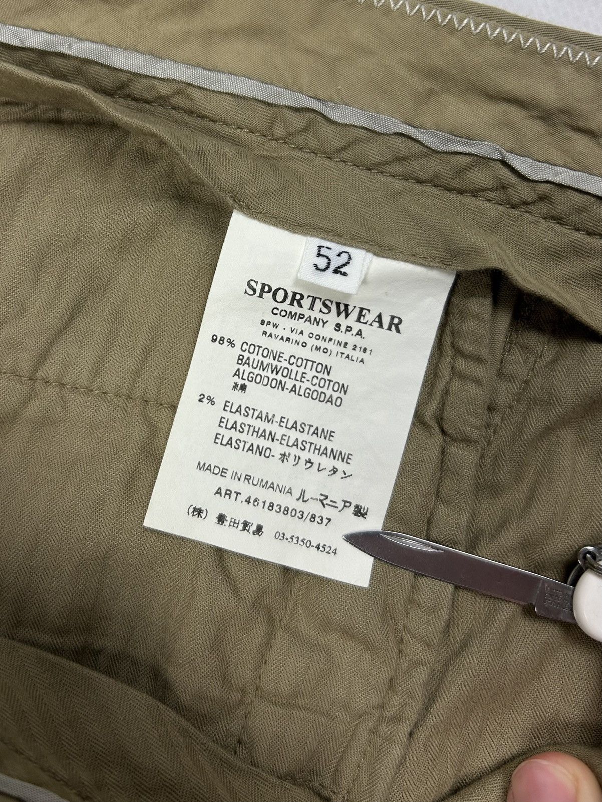 C.P. Company Archive C.P. Company Casual Khaki Pants Trousers Men’s M/L Size US 33 - 15 Thumbnail