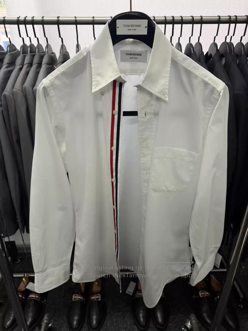 Thom Browne Thom Browne Shirt Size US S / EU 44-46 / 1 - 1 Thumbnail