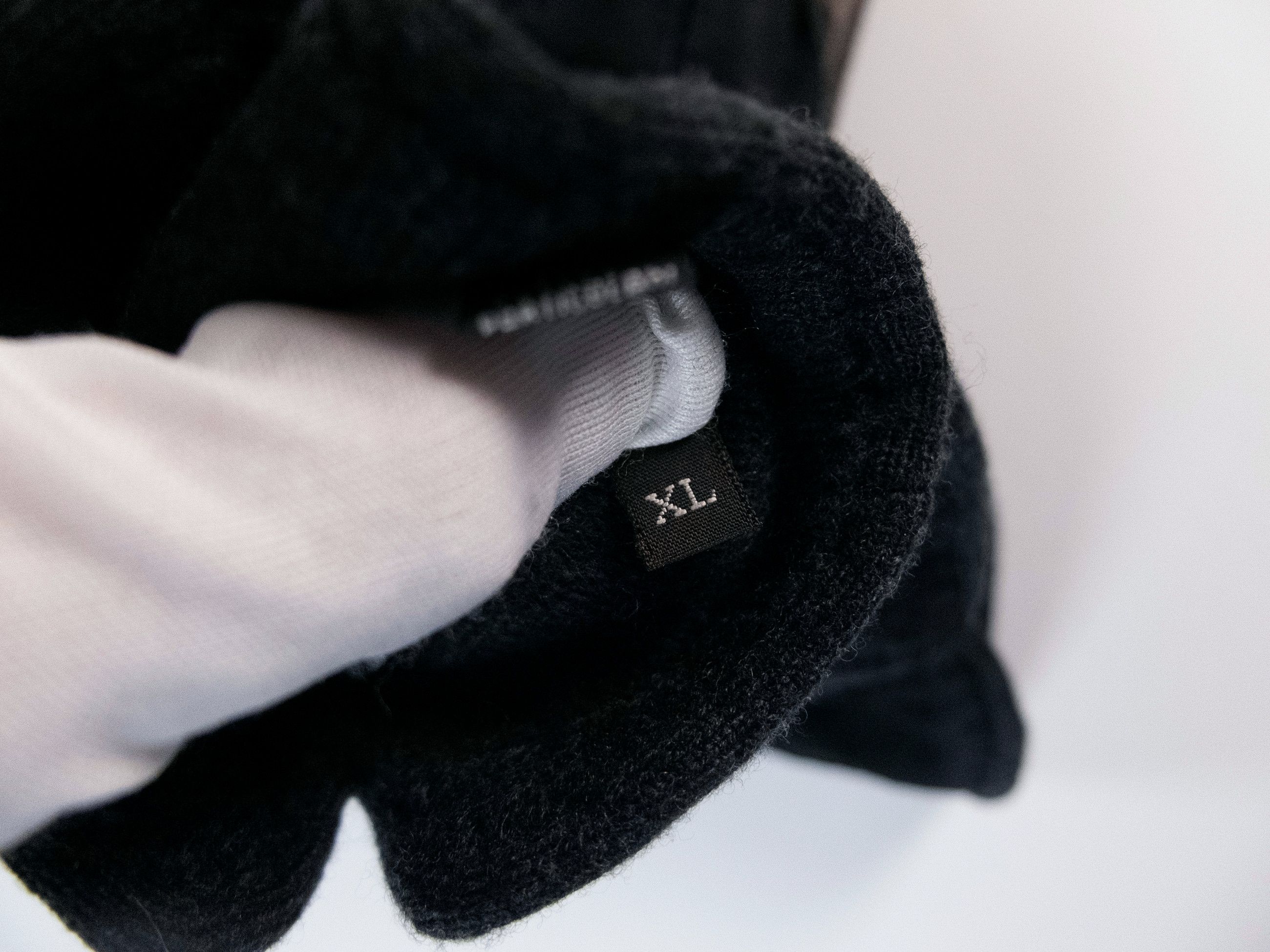 Loro Piana LORO PIANA navy blue suede leather & baby cashmere gloves XL Size ONE SIZE - 7 Thumbnail