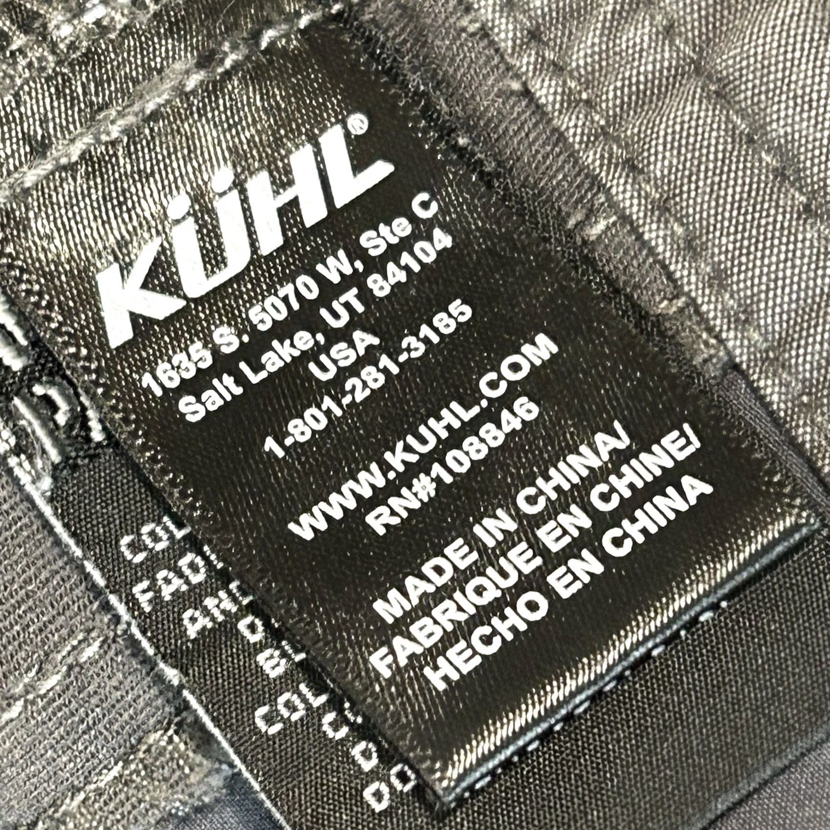 Vintage Kuhl Pants Gray Women’s 4 Regular Knit Elastic Waist 30 Inseam 32 Flat Front Straight Leg Size 27" / US 4 / IT 40 - 6 Thumbnail