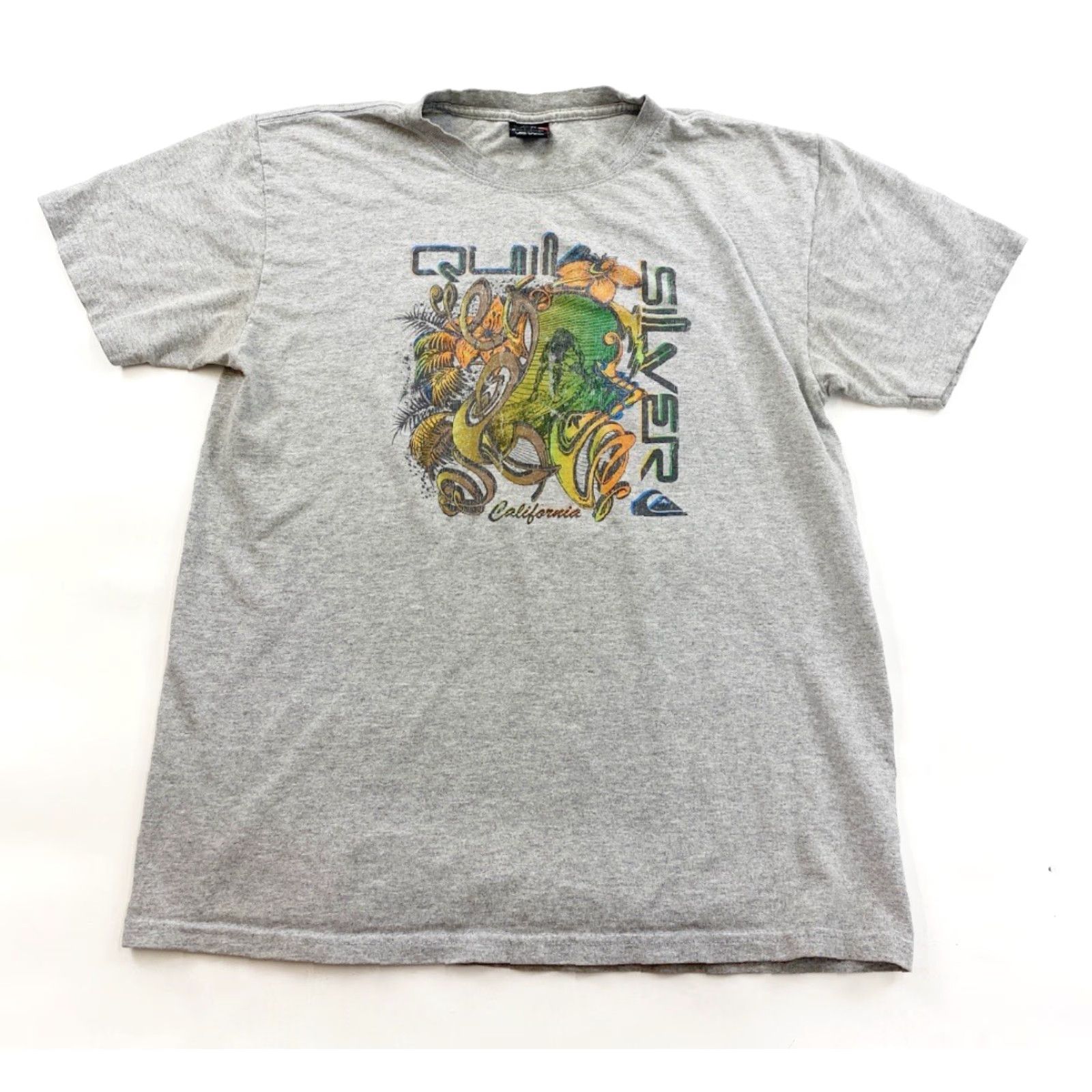 Quiksilver Quiksilver Shirt Mens M Gray Short Sleeve Shirt Size US M / EU 48-50 / 2 - 2 Thumbnail