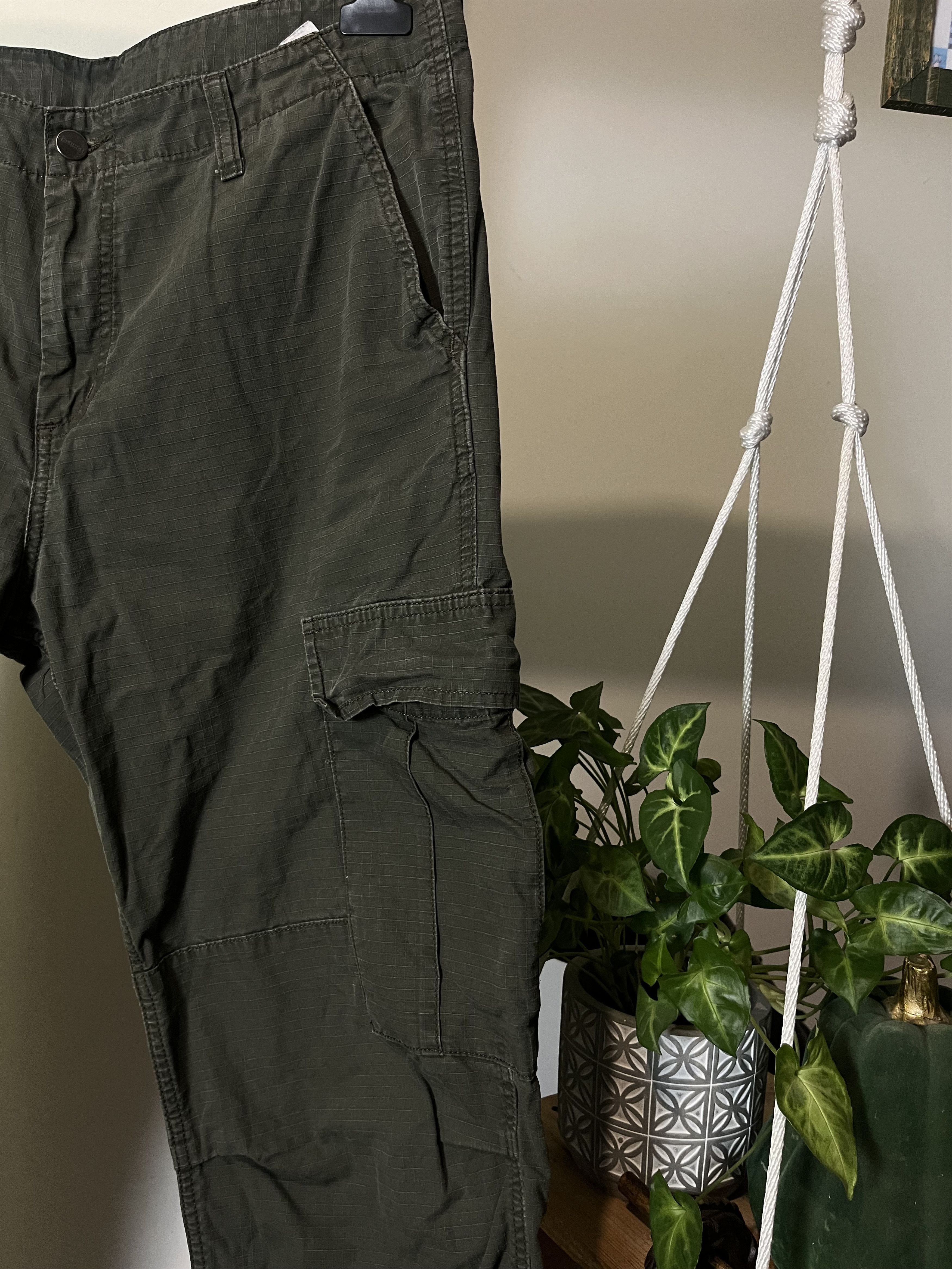 Carhartt × Vintage Vintage Carhartt Double Knee Cargo Pants 34x32 Size US 34 / EU 50 - 4 Thumbnail