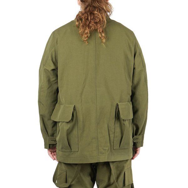 Snow Peak Takibi jacket olive khaki chore work coverall Barbour waxed Size US S / EU 44-46 / 1 - 11 Thumbnail