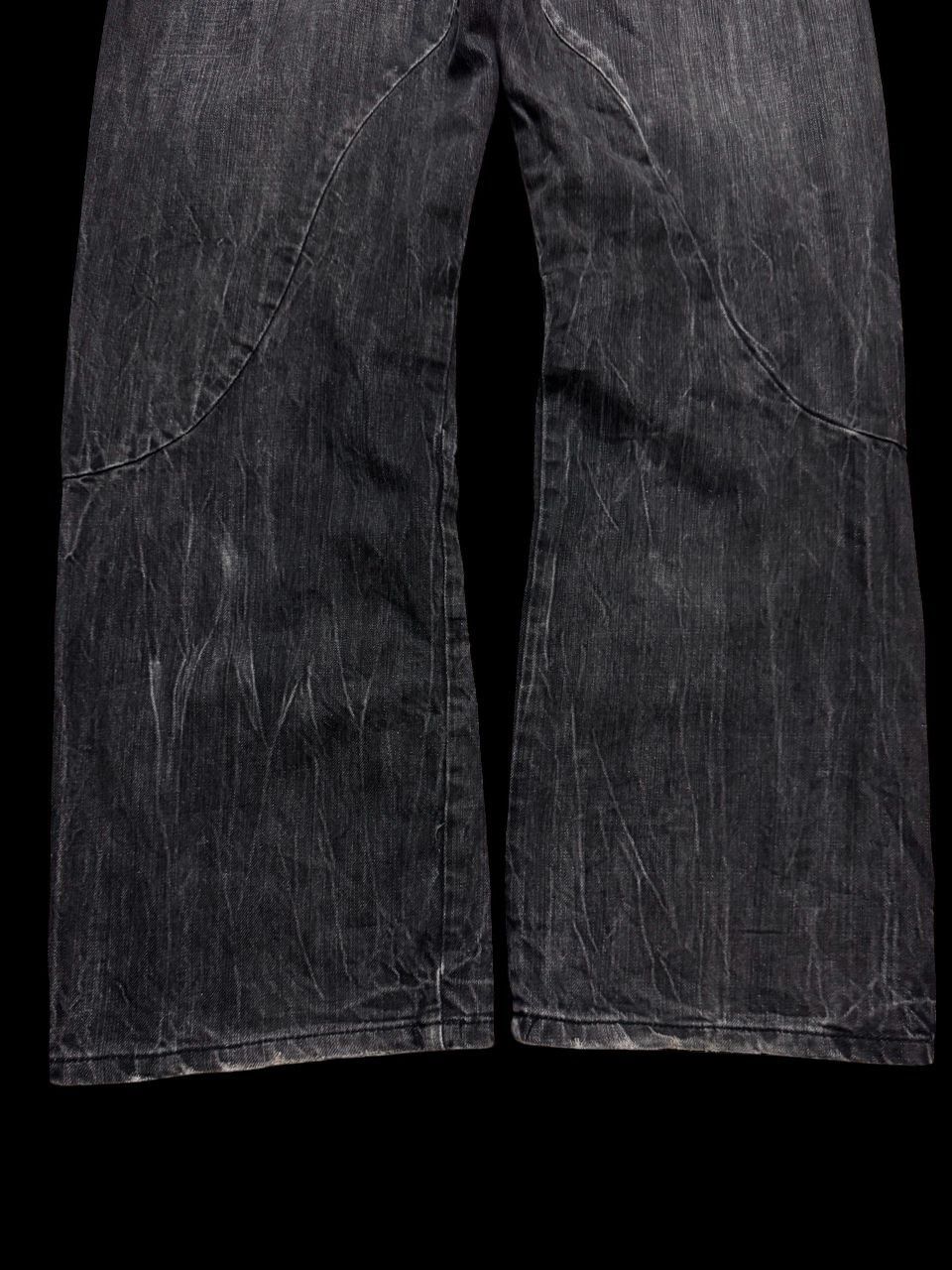 If Six Was Nine Insane💥90s Style Fishbone Multipocket Sand Washed Jeans Rare Size US 35 - 9 Thumbnail