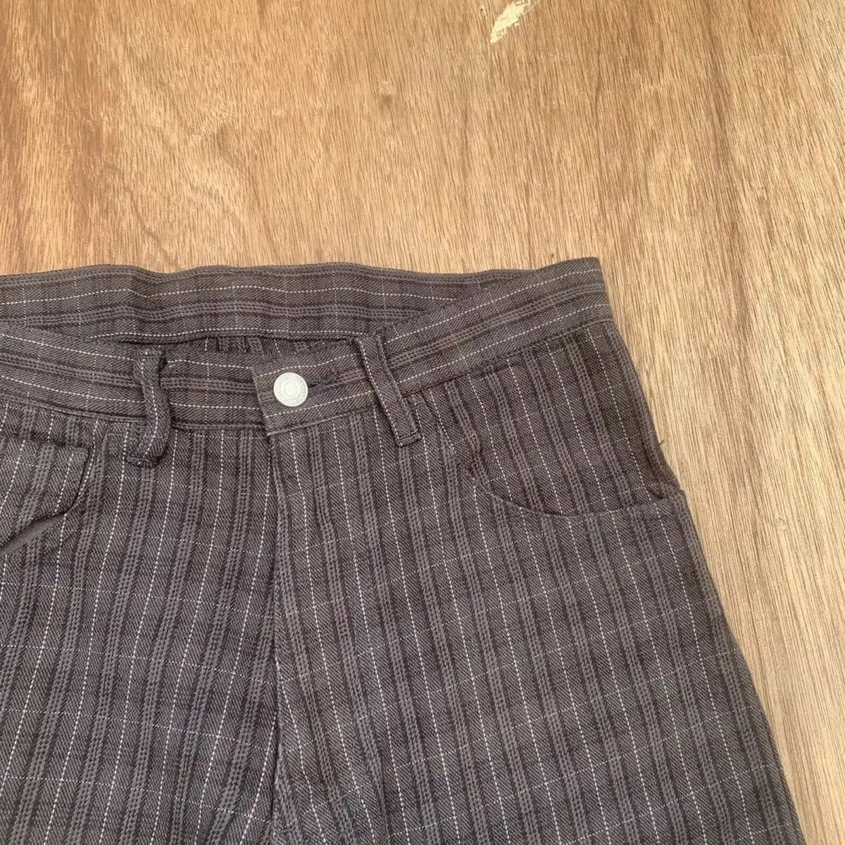 Hysteric Glamour NICE !! PLUS ONE JAPAN TROUSERS JEANS STRIPED PLAID PANTS Size US 28 / EU 44 - 4 Thumbnail