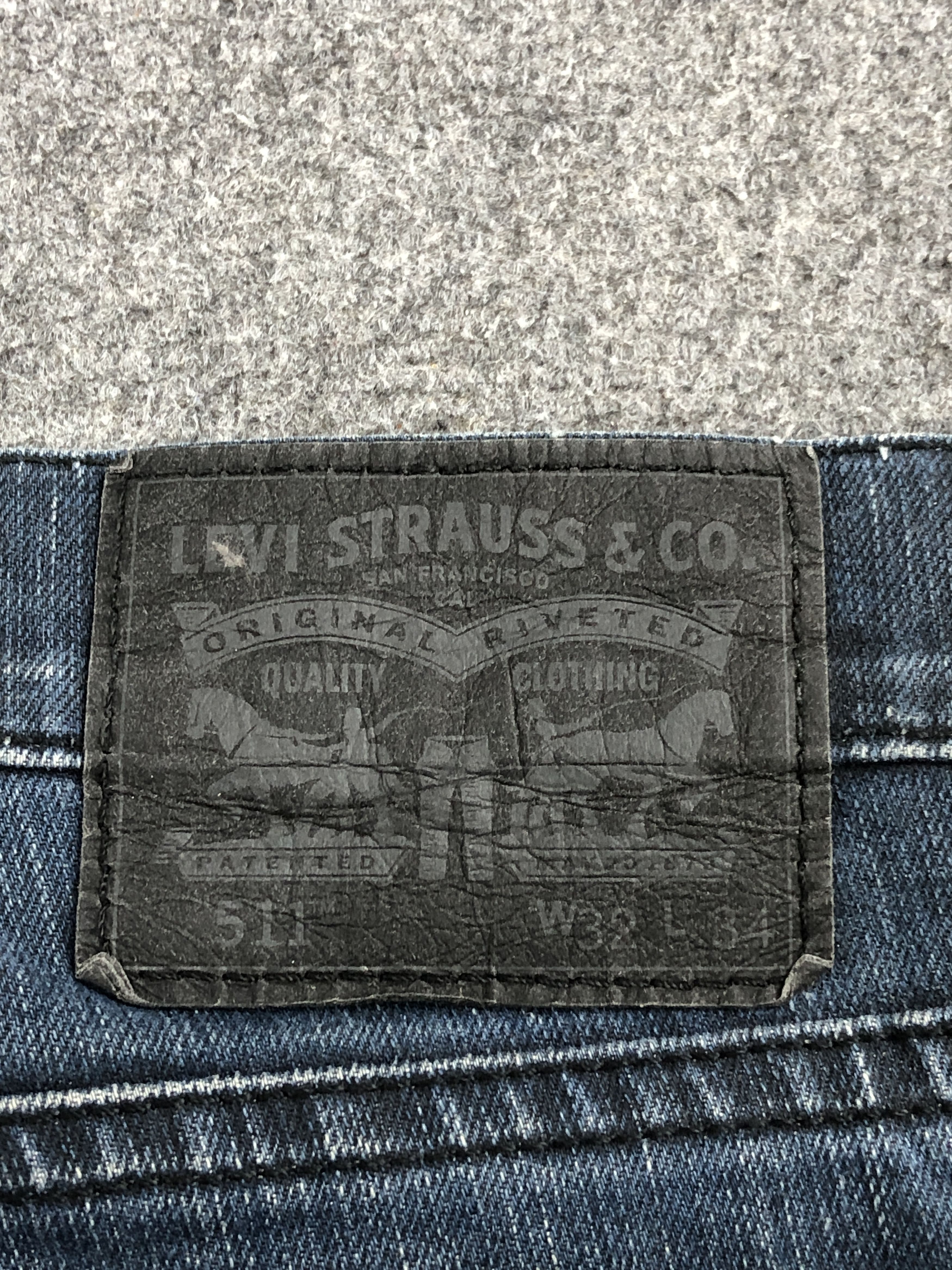 Levi's Vintage Levis 511 Black Tab Jeans DP2460 Size US 32 / EU 48 - 5 Thumbnail