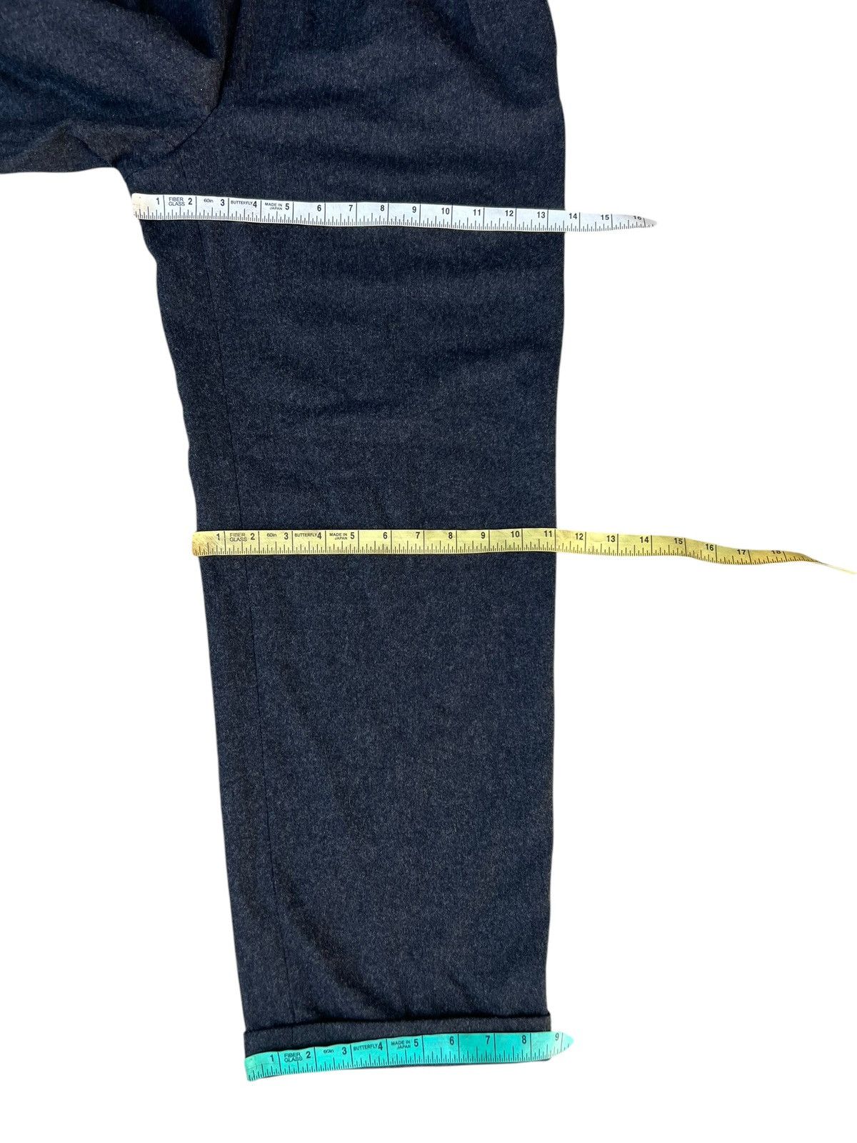 Japanese Brand Vintage 80s Jun Men Japan Black Wool Gurkha Trouser Pant Size US 30 / EU 46 - 9 Thumbnail