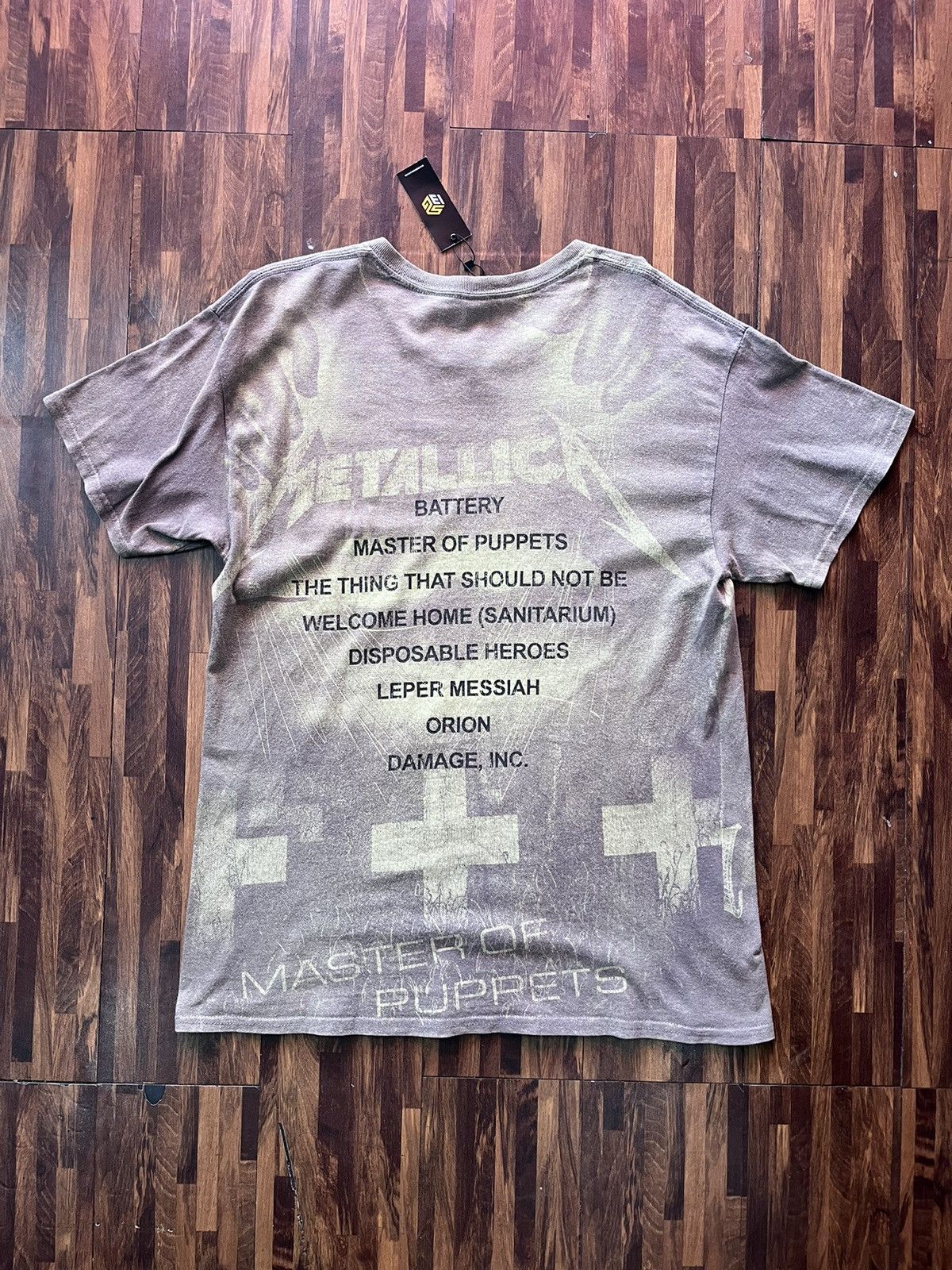 Band Tees × Metallica × Vintage RARE Vintage Metallica Master Of Puppets Size US L / EU 52-54 / 3 - 7 Thumbnail