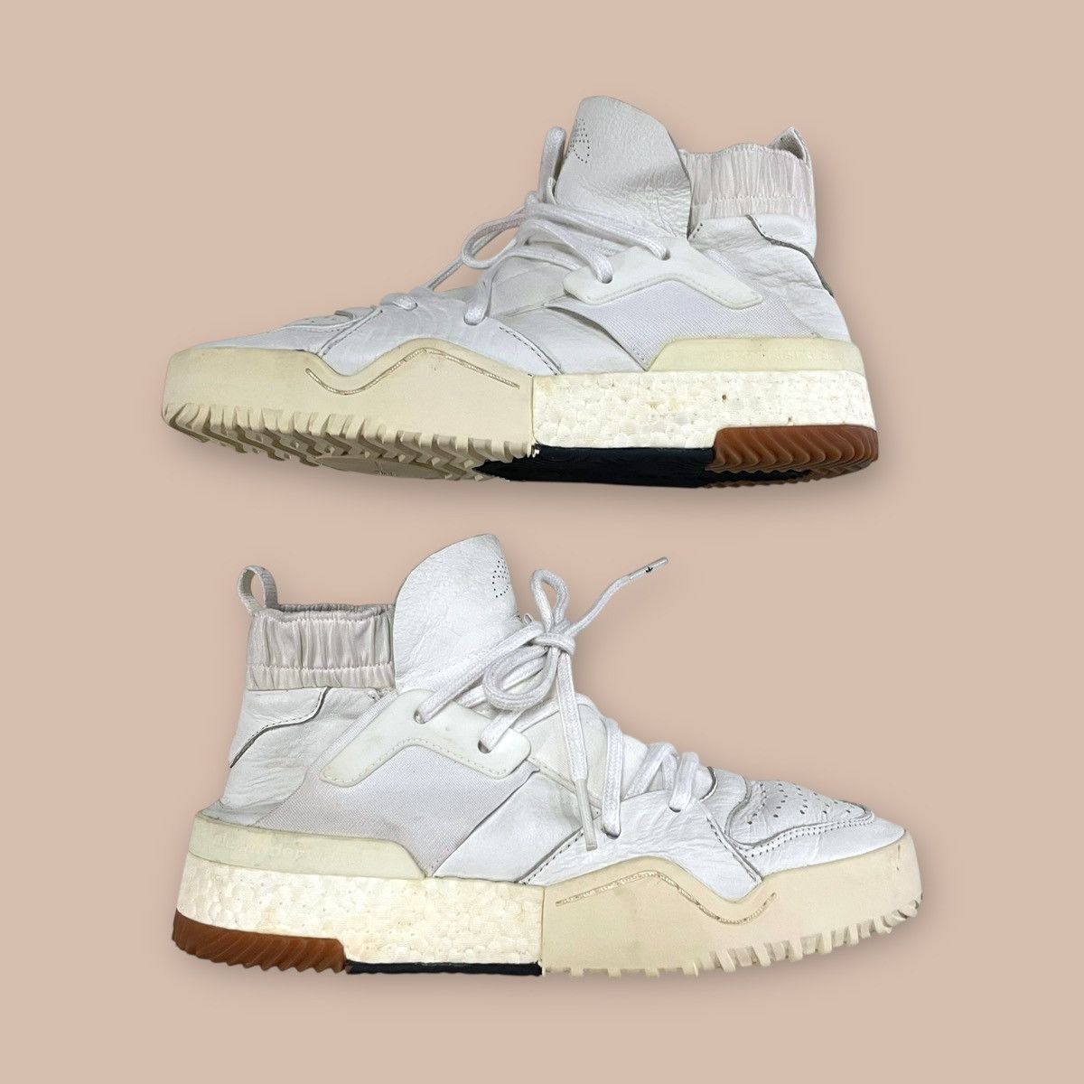 Adidas × Alexander Wang Adidas X Alexander Wang Bball "Triple White" Size US 7.5 / EU 40-41 - 9 Thumbnail
