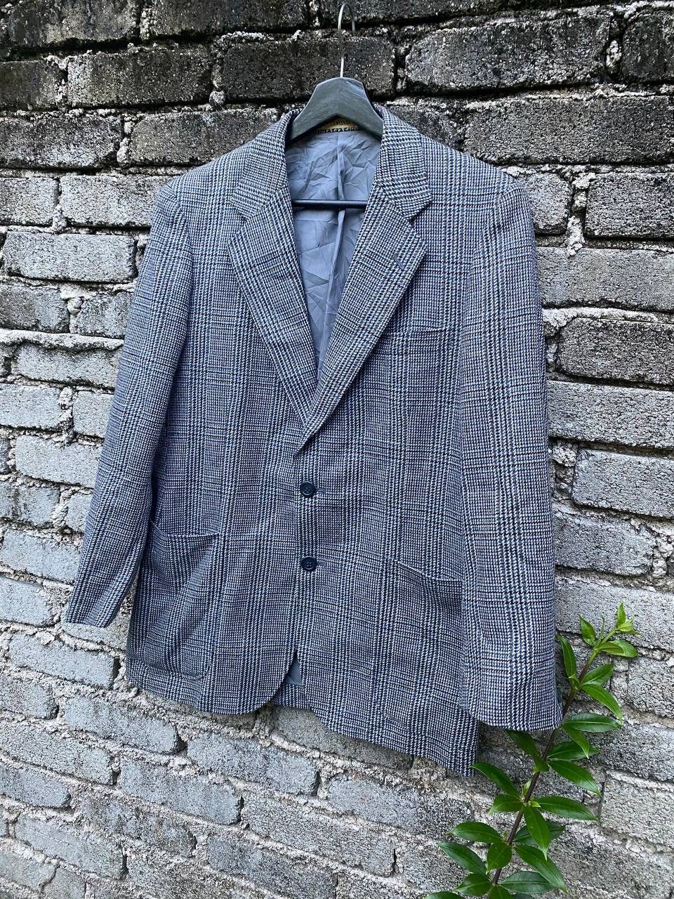 Aries × Vintage Vintage 80s Cortass By Aries Wool Plaid Coat Size 50S - 2 Thumbnail