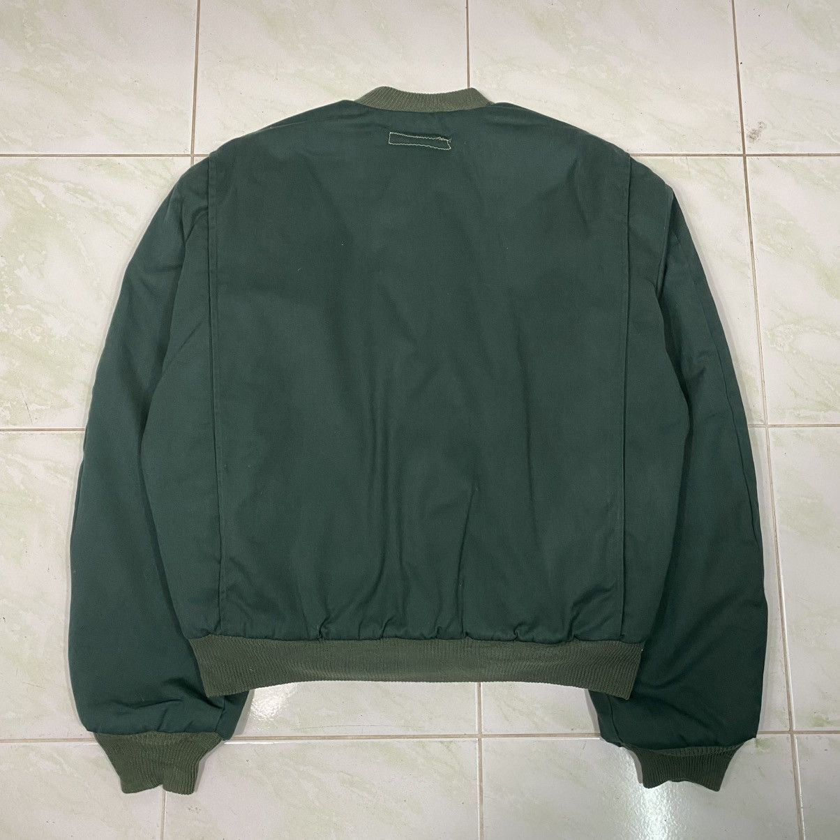 Vintage 🔥VINTAGE FLY BOMBER JACKET 60’s WORK DUCK CANVAS DETROIT Size US M / EU 48-50 / 2 - 4 Thumbnail