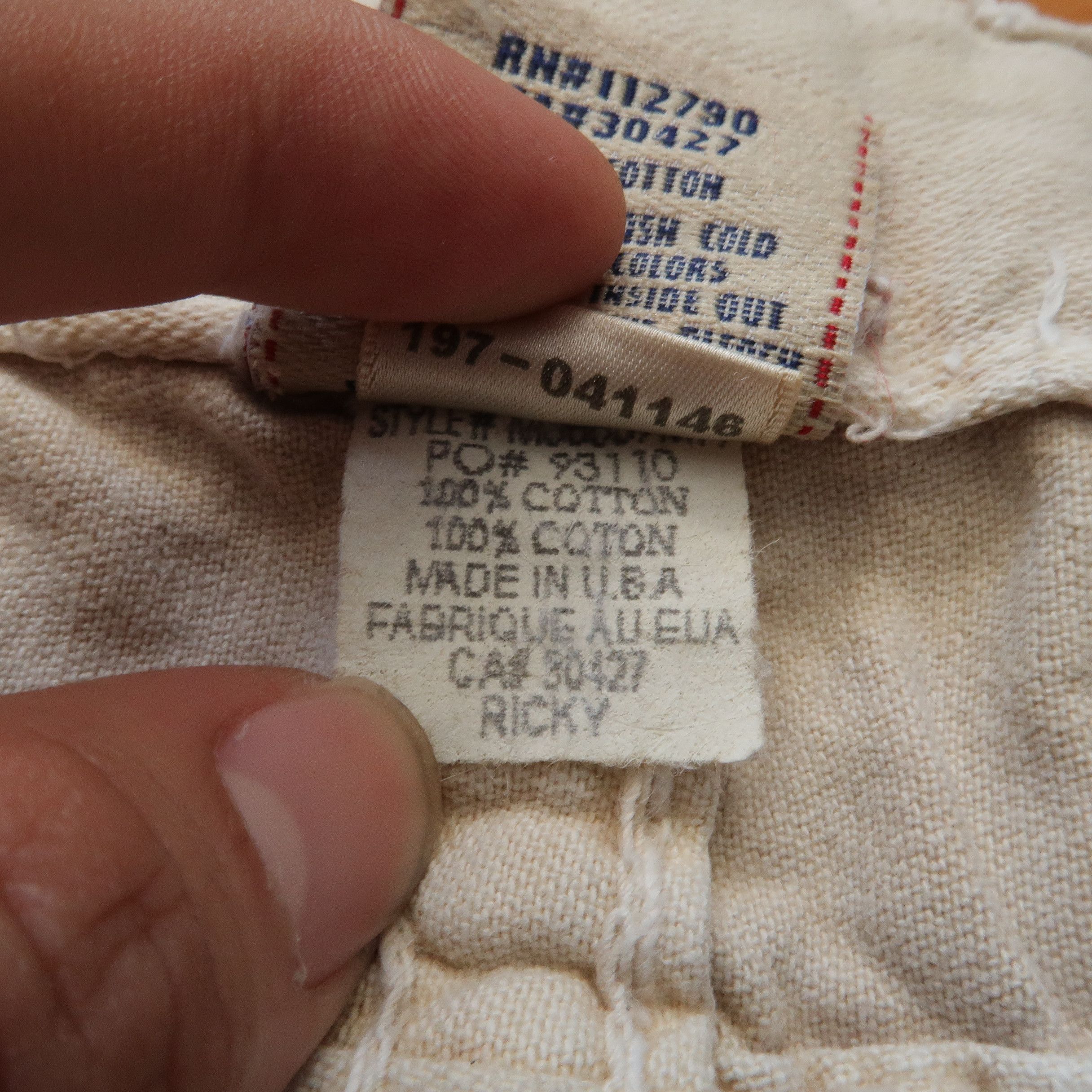 True Religion Vintage True Religion Ricky Super T Broken White Sz 42 Size US 42 / EU 58 - 9 Thumbnail
