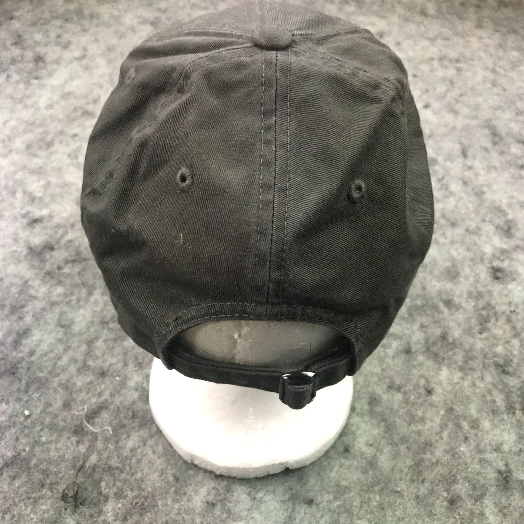Vintage Breast Cancer Awareness Womens Cap Hat Adjustable Gray Distressed Linked by Pink Size ONE SIZE - 6 Thumbnail