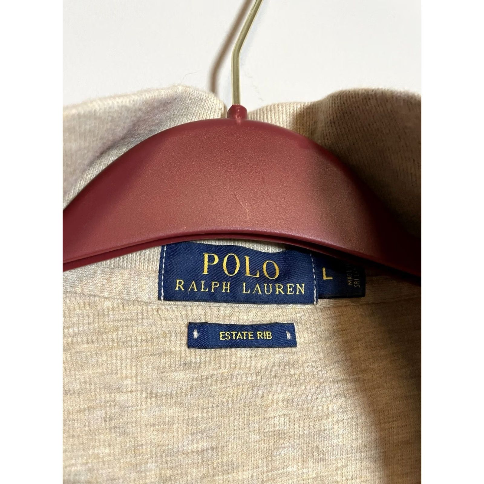 Polo Ralph Lauren Polo Ralph Lauren Men Sweater Pullover 1/4 Zip Long Sleeve Tan Large Dune Knit Logo Casual Vintage No Size US L / EU 52-54 / 3 - 3 Thumbnail
