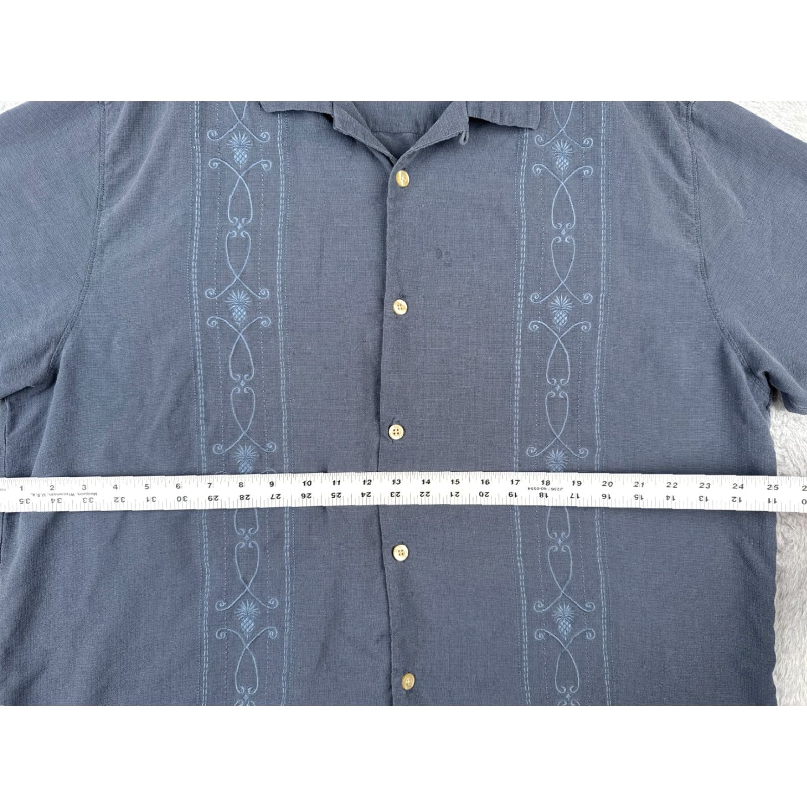 Tommy Bahama Tommy Bahama Shirt Mens 2XL Blue Silk Rayon Short Sleeve Aloha Beach Vacation Size US XXL / EU 58 / 5 - 7 Thumbnail