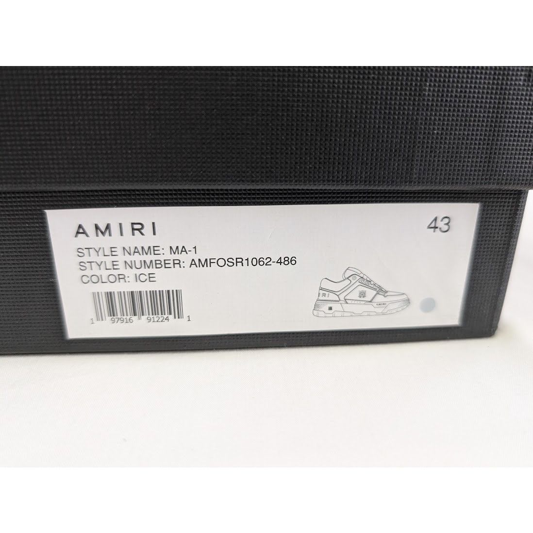 Amiri o1rshd1 MA-1 Sneakers in Ice Blue Size US 10 / EU 43 - 18 Thumbnail