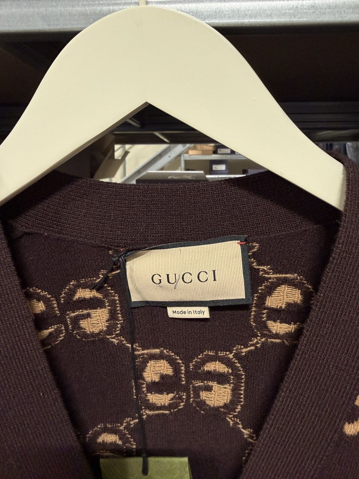 Moncler Gucci GG Jacquard Monogram Cardigan NEW 2200$ Size US M / EU 48-50 / 2 - 3 Thumbnail
