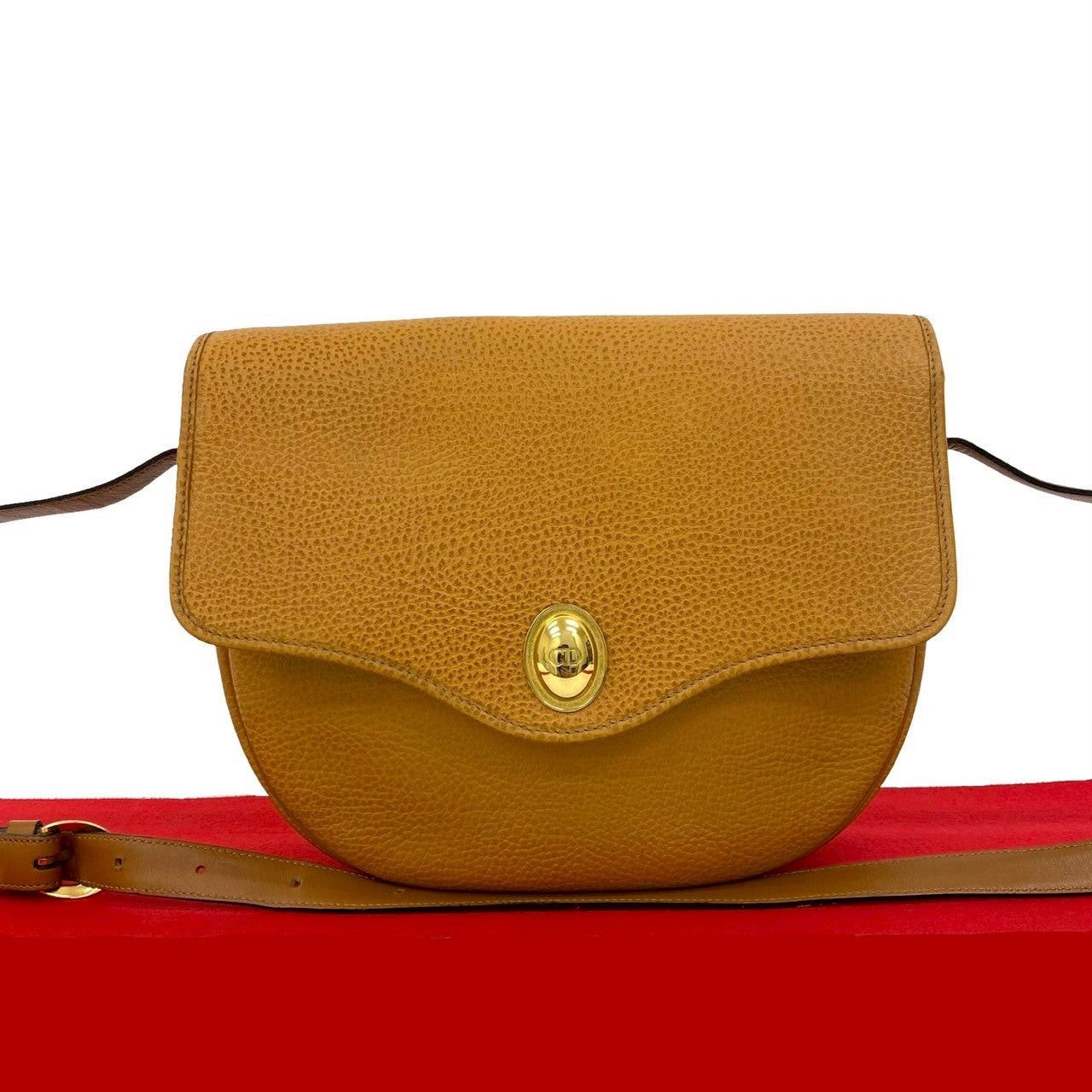 Dior Dior Shoulder Bag Brown Leather Size ONE SIZE - 1 Thumbnail