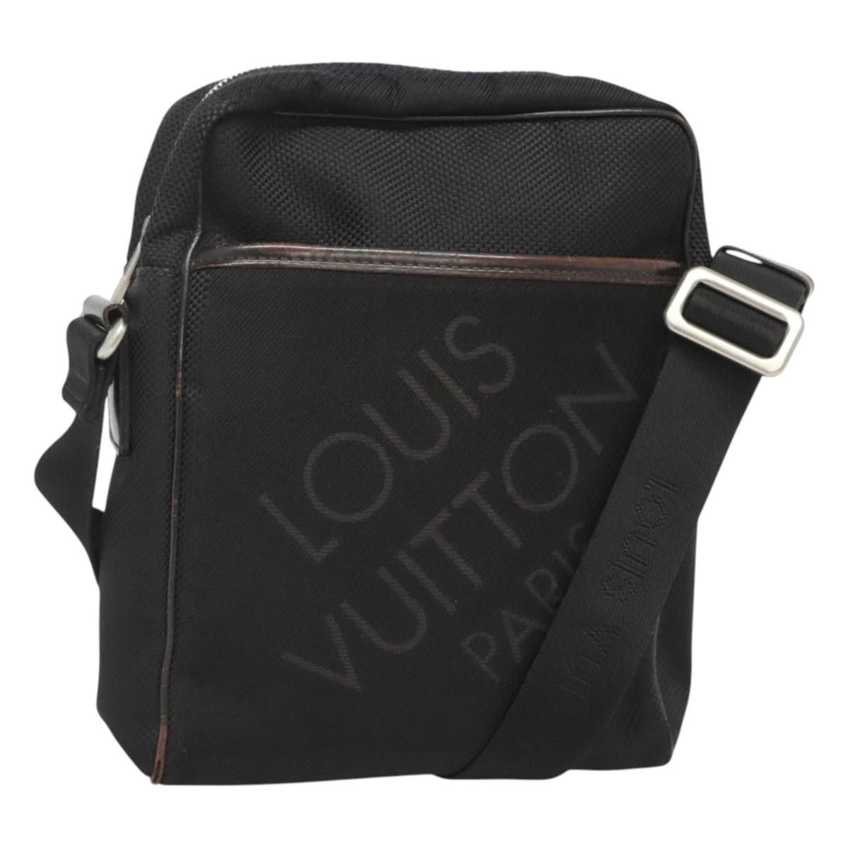 Louis Vuitton Damier Geant Sitadan Nm Shoulder Bag Black M93223 Lv Auth Bs25414, Women's
