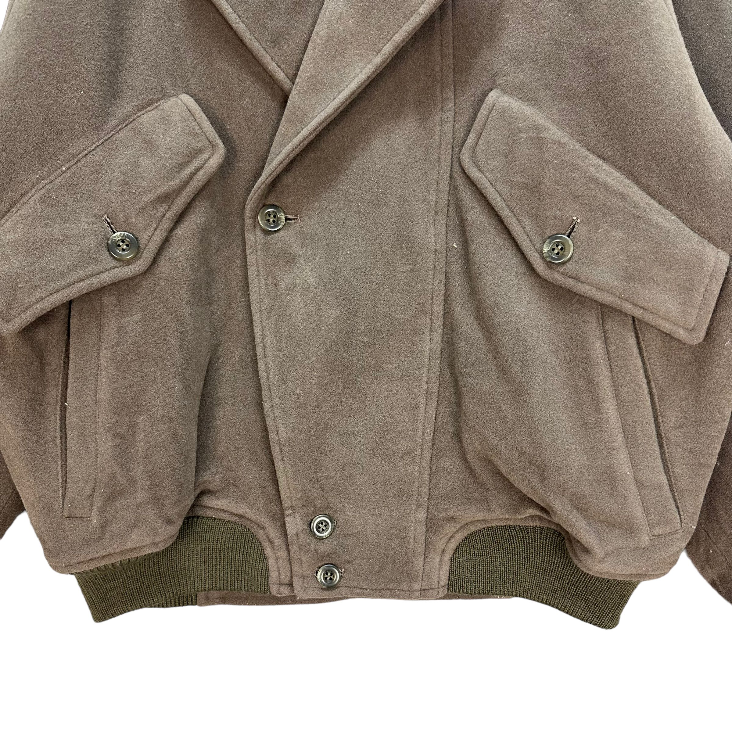 Christian Dior Monsieur CHRISTIAN DIOR WOOL DOUBLE COLLAR JACKET #7832-180 Size US L / EU 52-54 / 3 - 3 Thumbnail