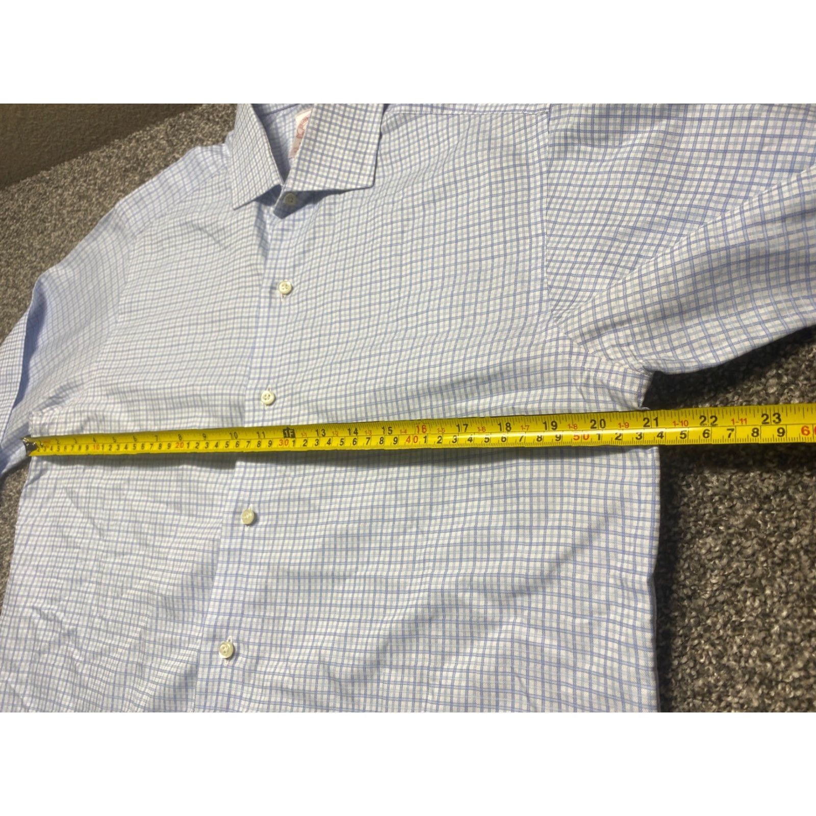 Brooks Brothers VINTAGE Brooks Brothers Makers and Merchants Madison Shirt 15-35 Blue Check Made In USA Size US M / EU 48-50 / 2 - 3 Thumbnail