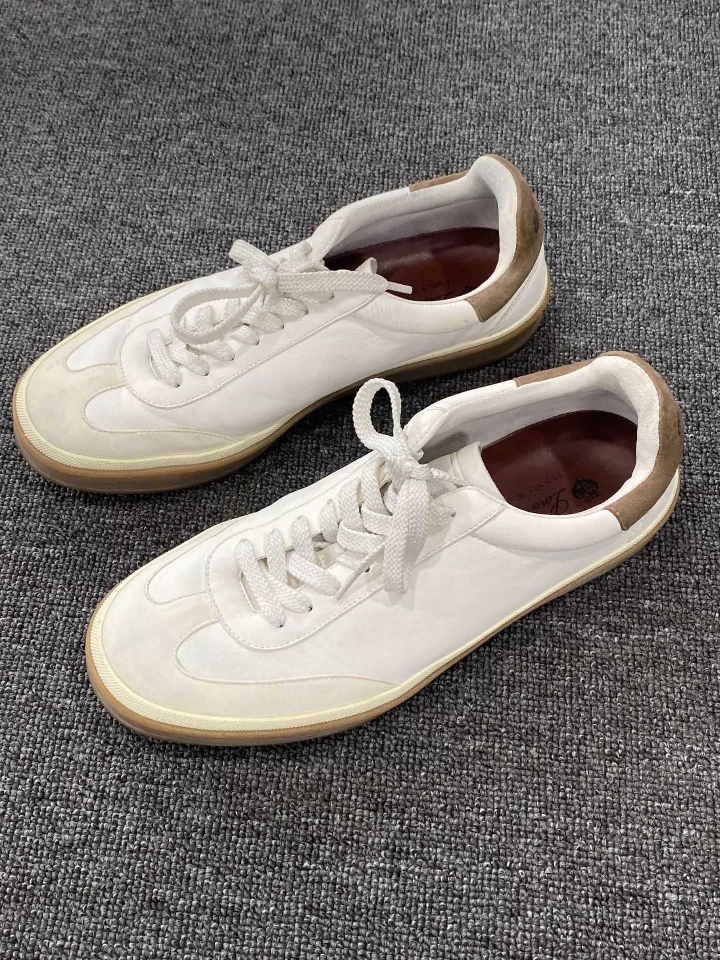Loro Piana LP White Sneaker Size 40 Size US 9.5 / EU 42-43 - 1 Thumbnail