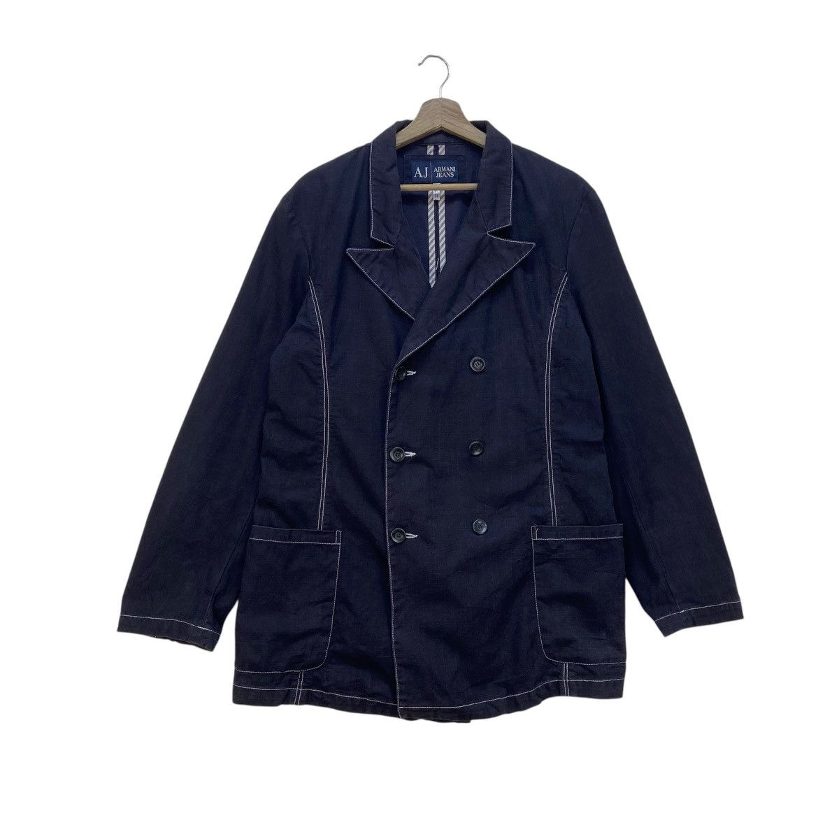 Armani Made in Italy Armani Jeans Workwear Chore Jacket Size US S / EU 44-46 / 1 - 3 Thumbnail