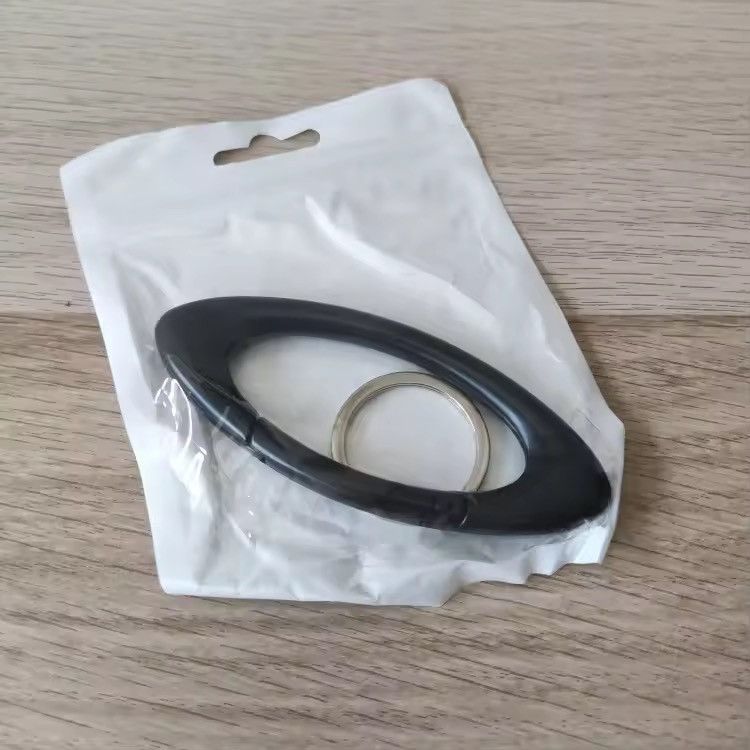 Jewelry metal black chrome steel Carabiner Size ONE SIZE - 2 Thumbnail