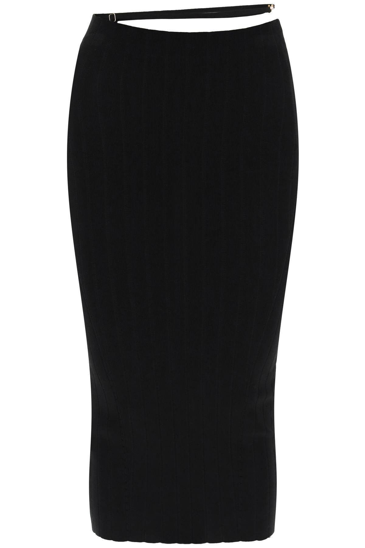 o1s22i1n0624 Longuette Skirt in Black