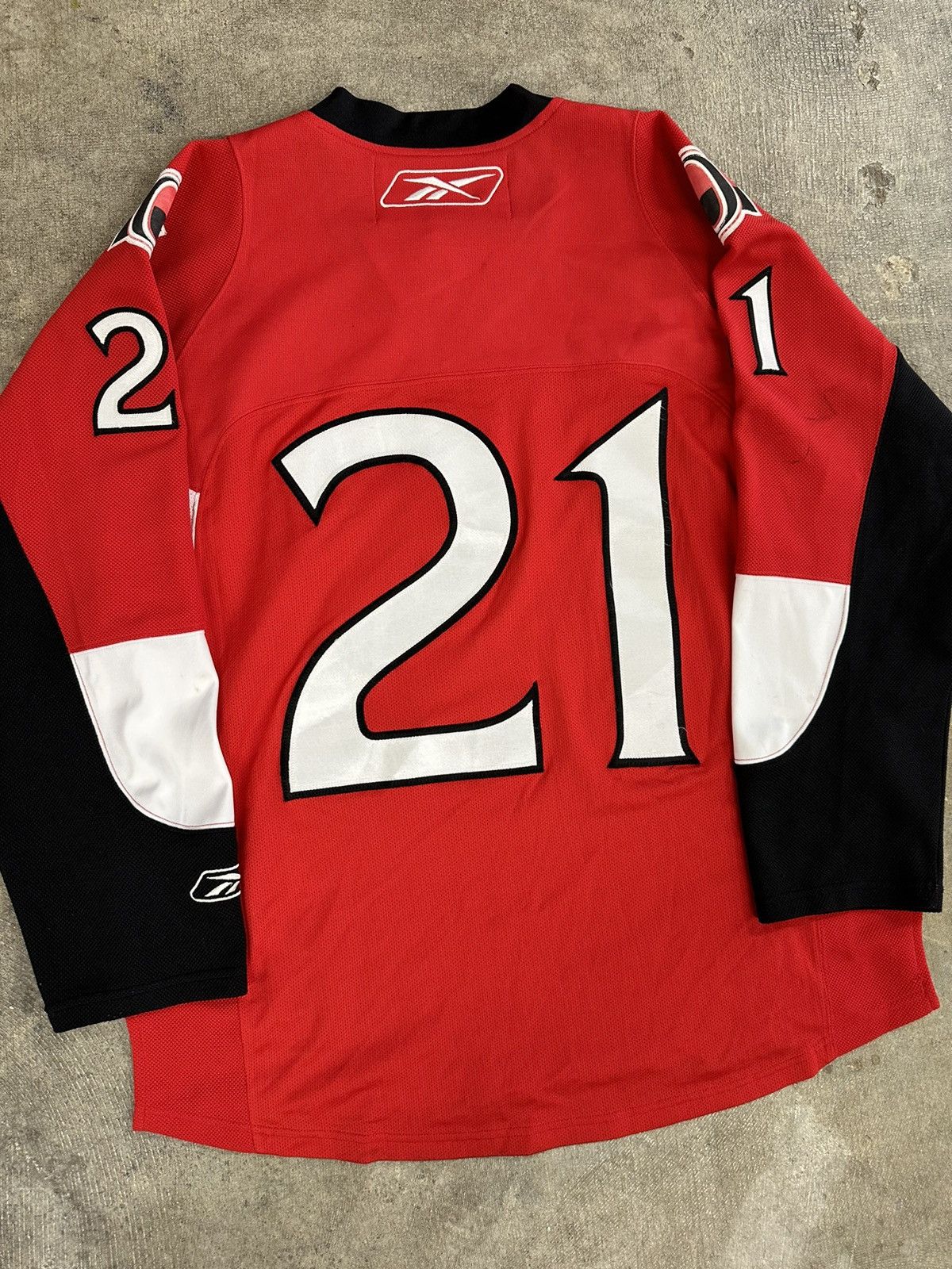 Reebok × Vintage Crazy Y2K Ottawa Senators Reebok Hockey Jersey #21 Size US L / EU 52-54 / 3 - 4 Thumbnail