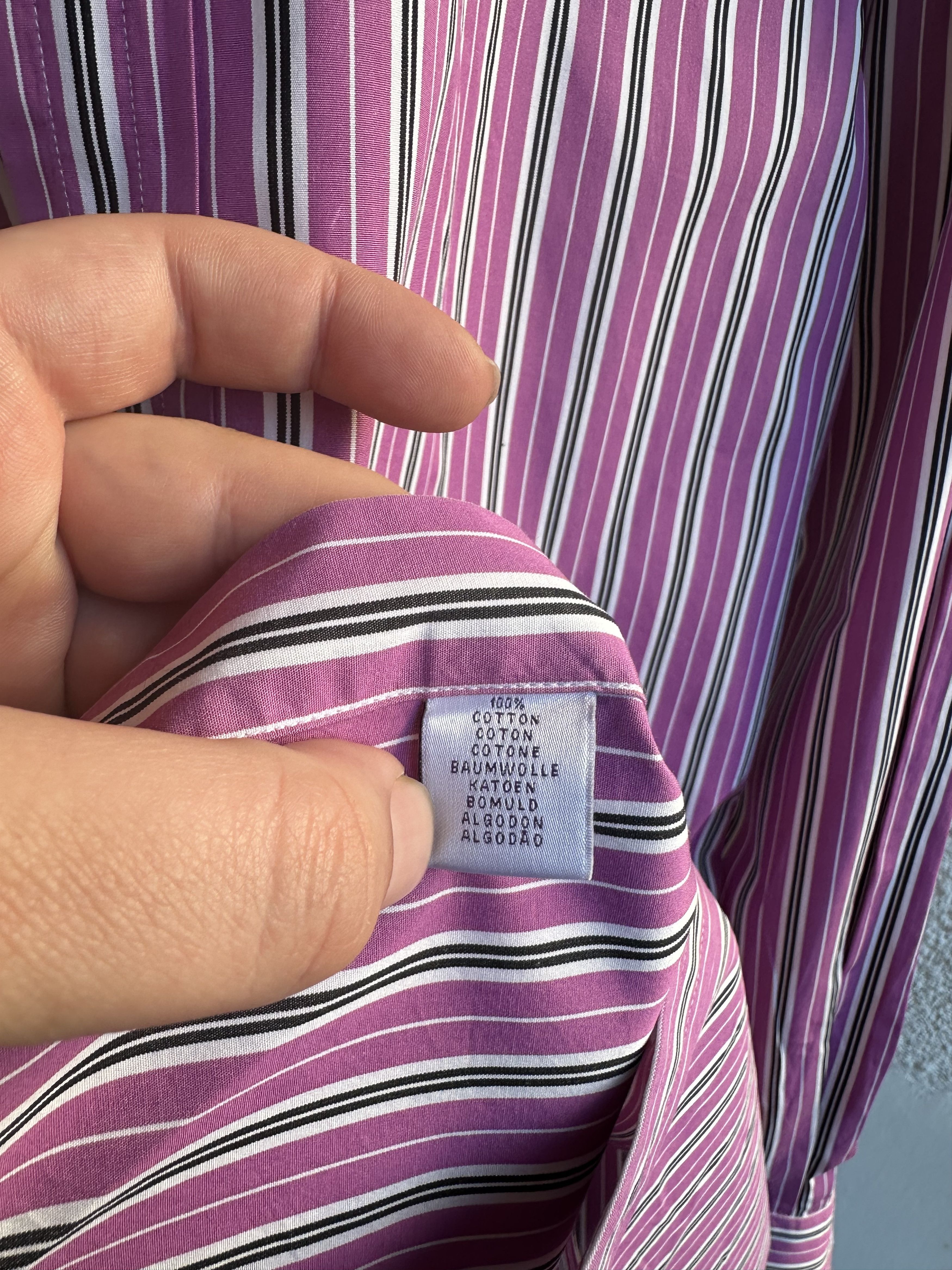 Ralph Lauren Purple Label striped cotton shirt Size US L / EU 52-54 / 3 - 5 Thumbnail