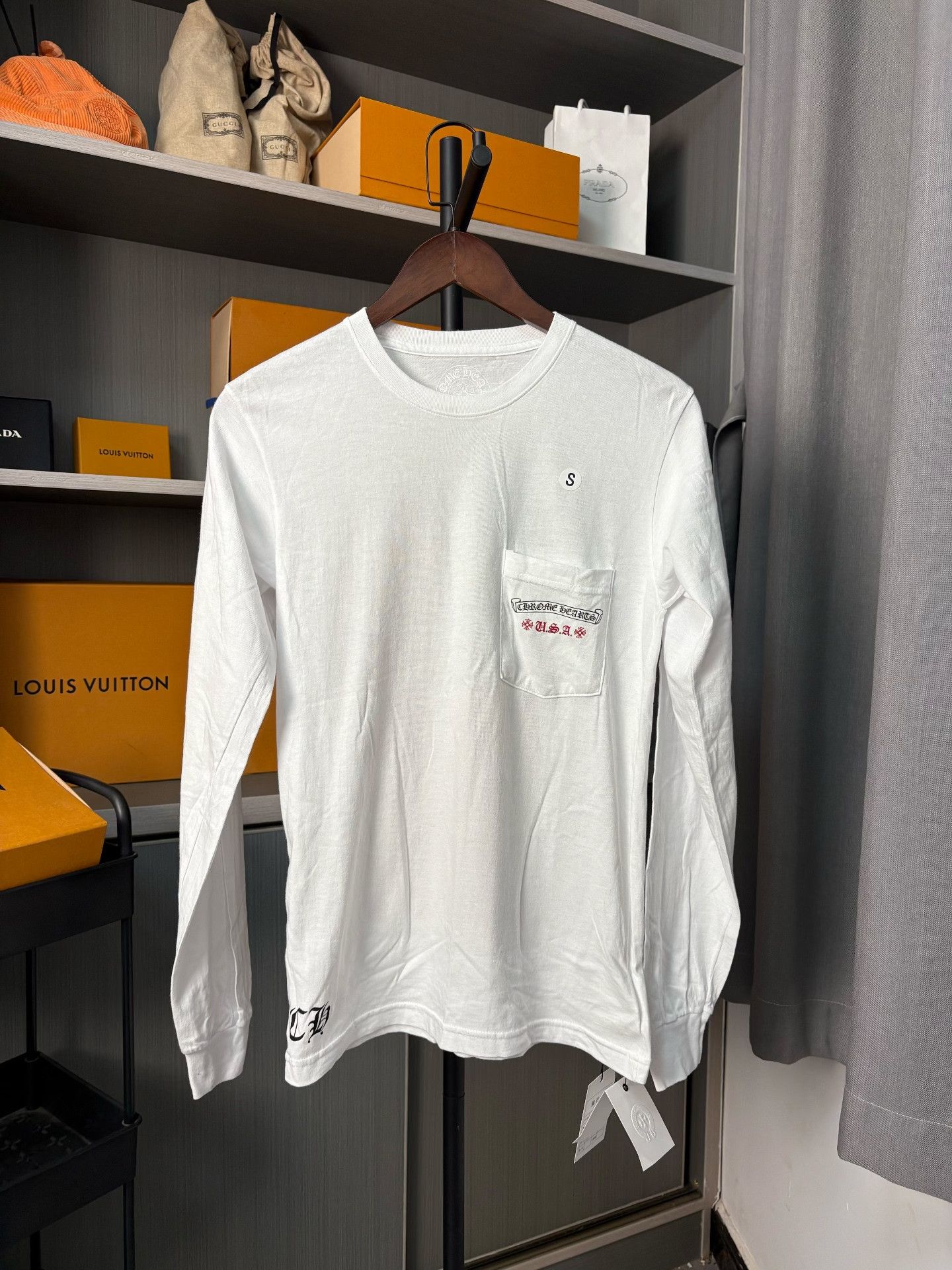 Chrome Hearts Chrome Hearts White T-Shirt S Men Size US S / EU 44-46 / 1 - 1 Thumbnail