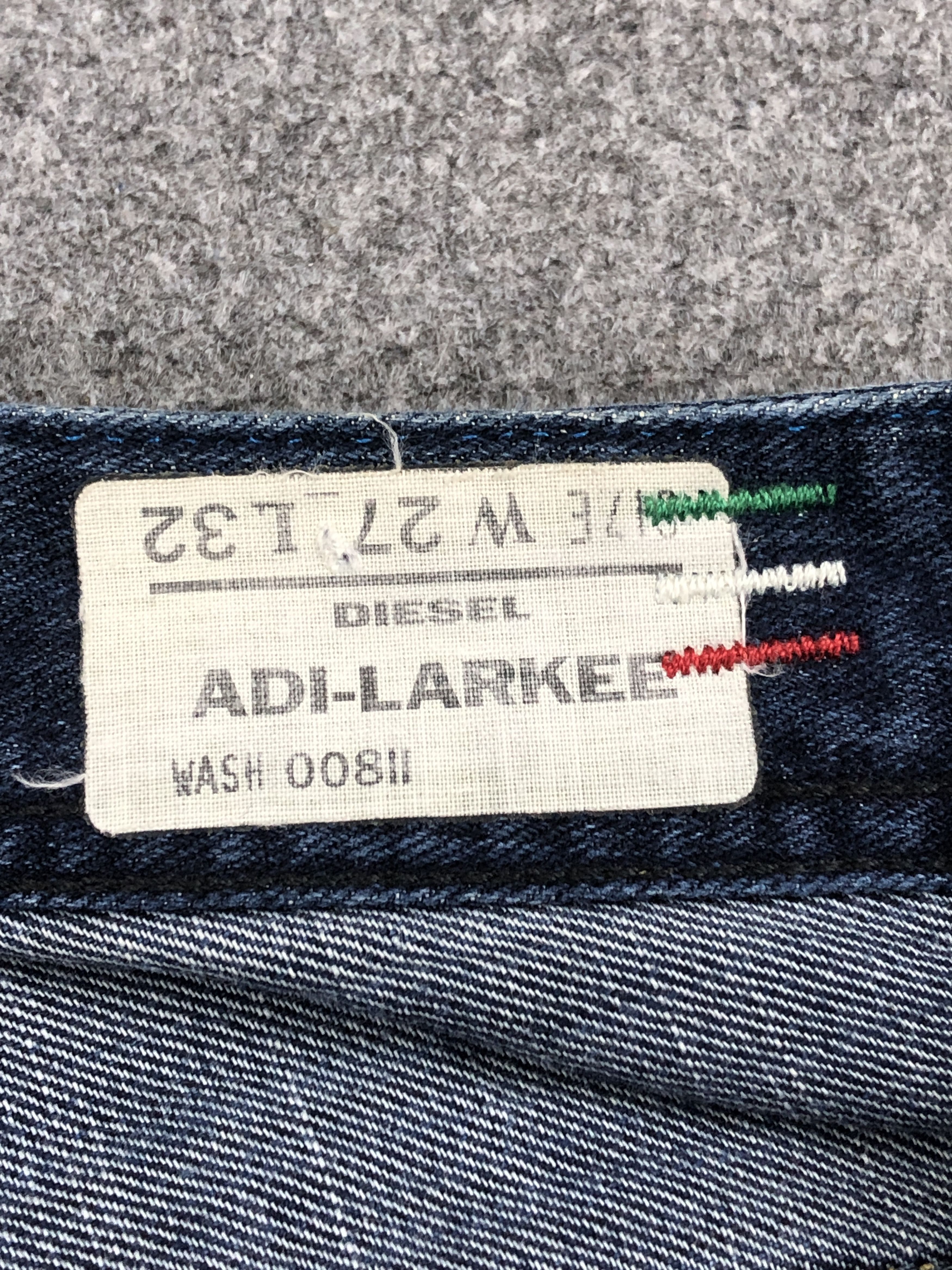 Diesel Vintage Diesel Adi-Larkee Selvedge Jeans DP2480 Size US 30 / EU 46 - 5 Thumbnail