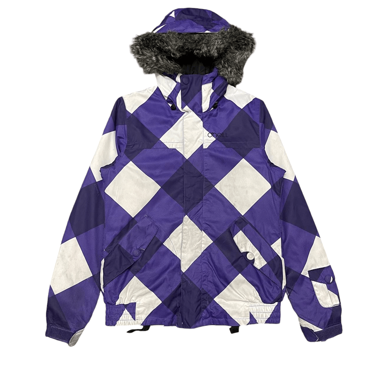 O'Neill Vintage Oneil Santa Cruz Fur Hooded Jacket Nylon Size US S / EU 44-46 / 1 - 1 Thumbnail