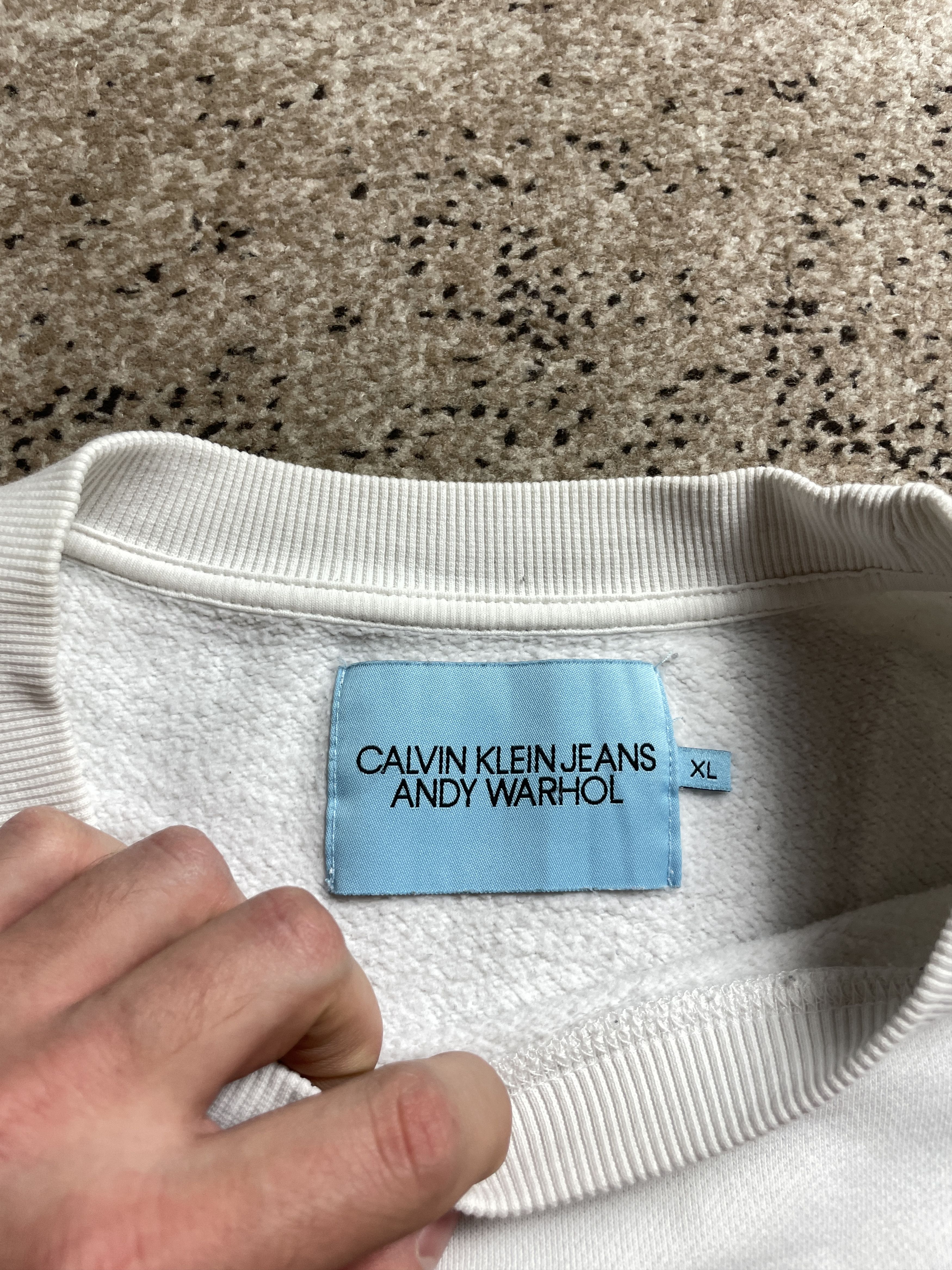 Andy Warhol × Calvin Klein × Raf Simons Calvin Klein Andy Warhol by Raf Simons sweatshirt crewneck Size US XL / EU 56 / 4 - 4 Thumbnail