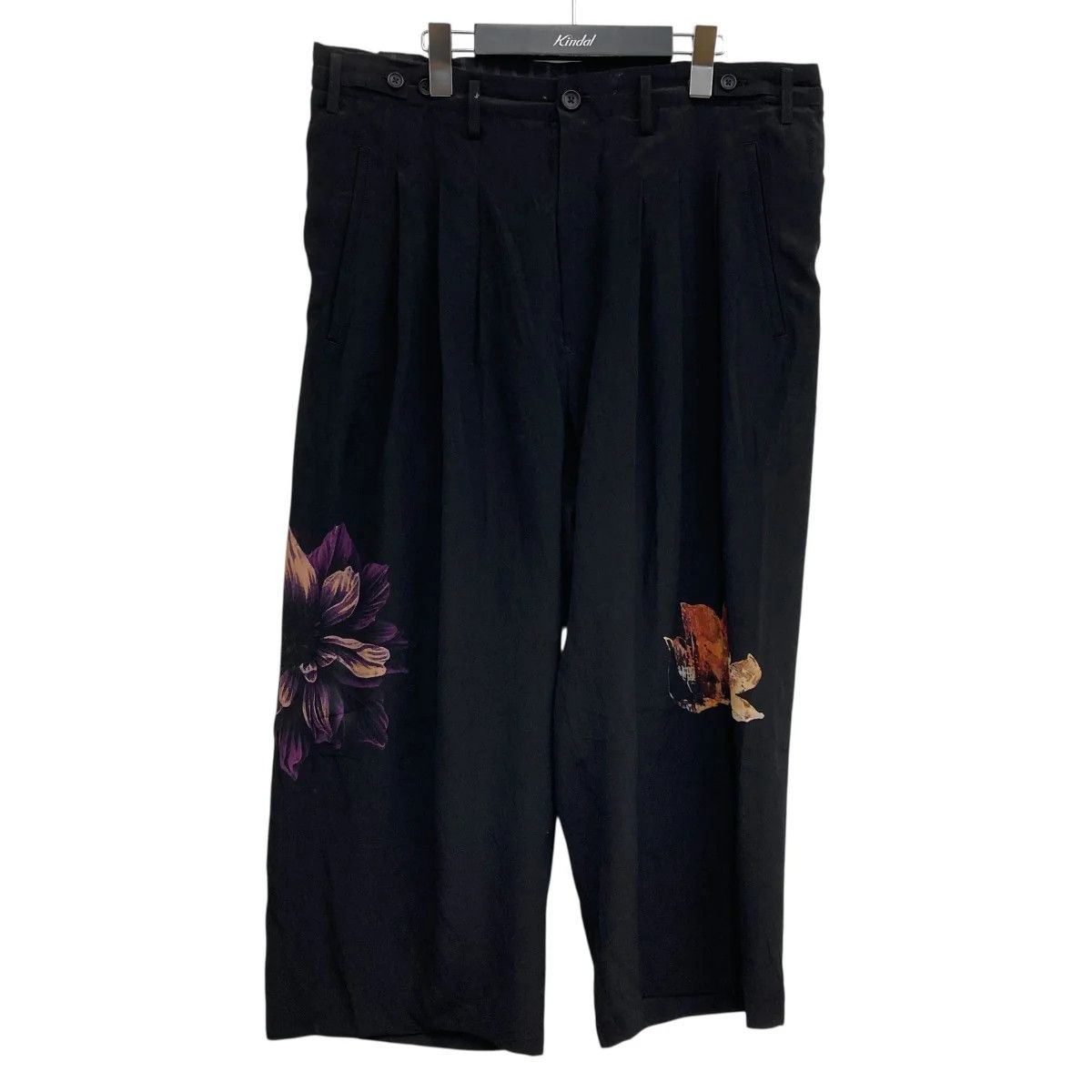 Yohji Yamamoto pour homme Flower/print/silk pants