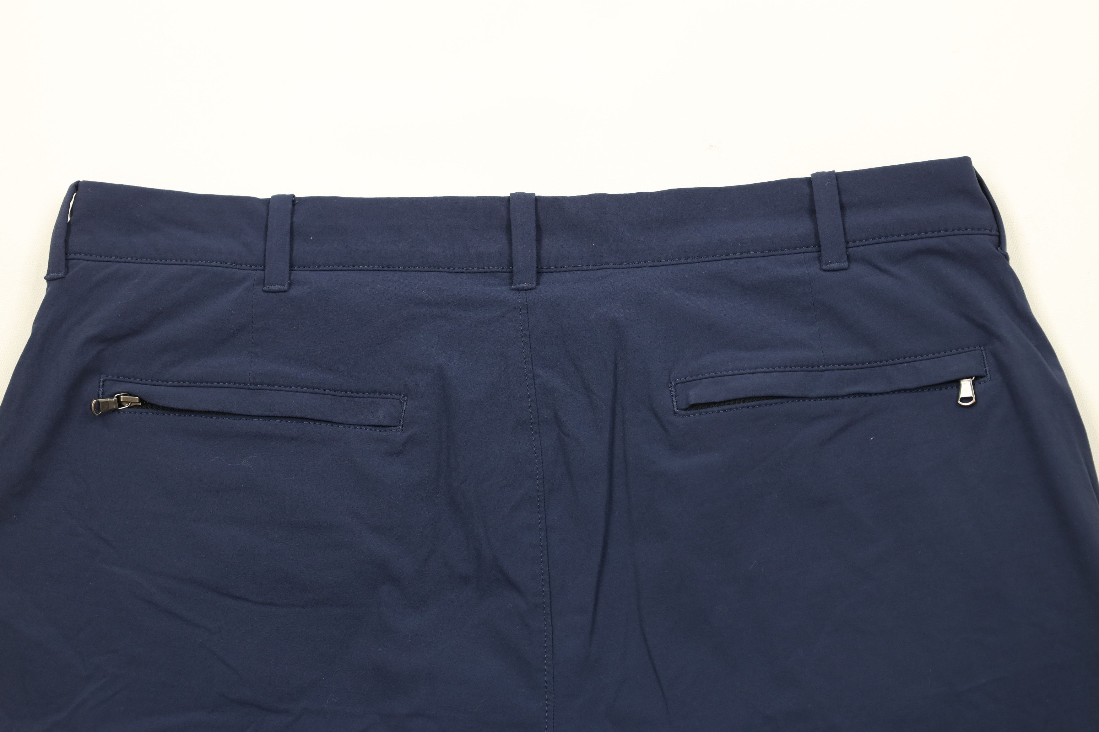 J.Crew × Vintage J Crew Tech Above Knee Golfing Golf Chino Shorts Navy Blue Size US 35 - 12 Thumbnail