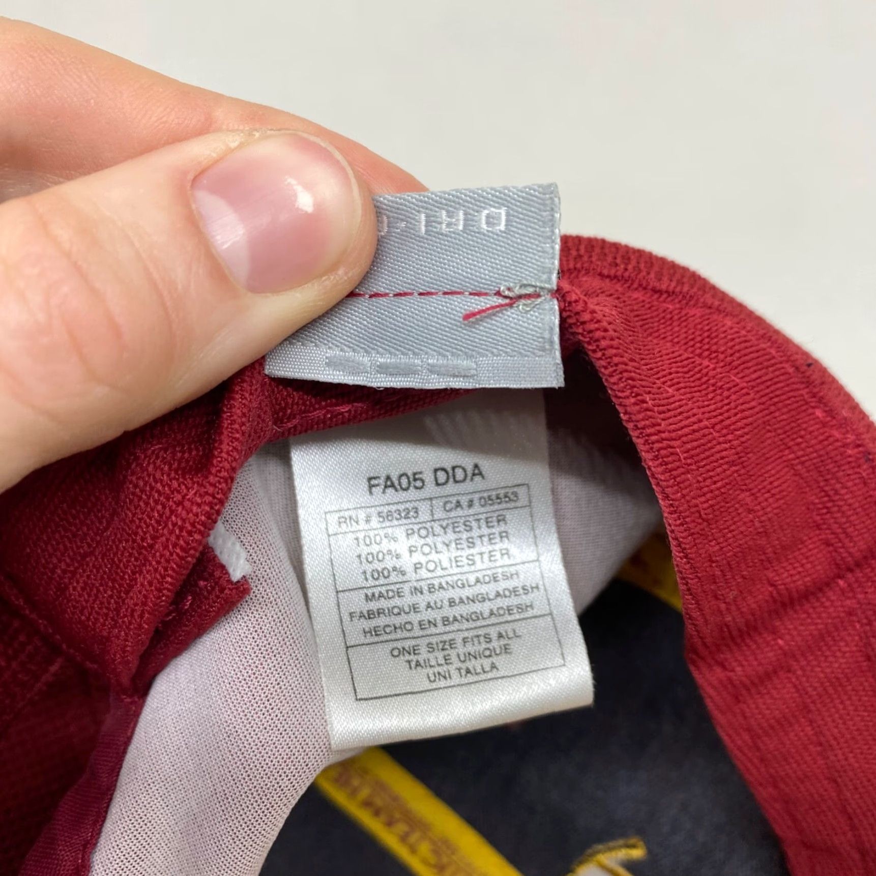 Nike Nike Hat USC College Strapback Baseball Cap Red Size ONE SIZE - 8 Thumbnail