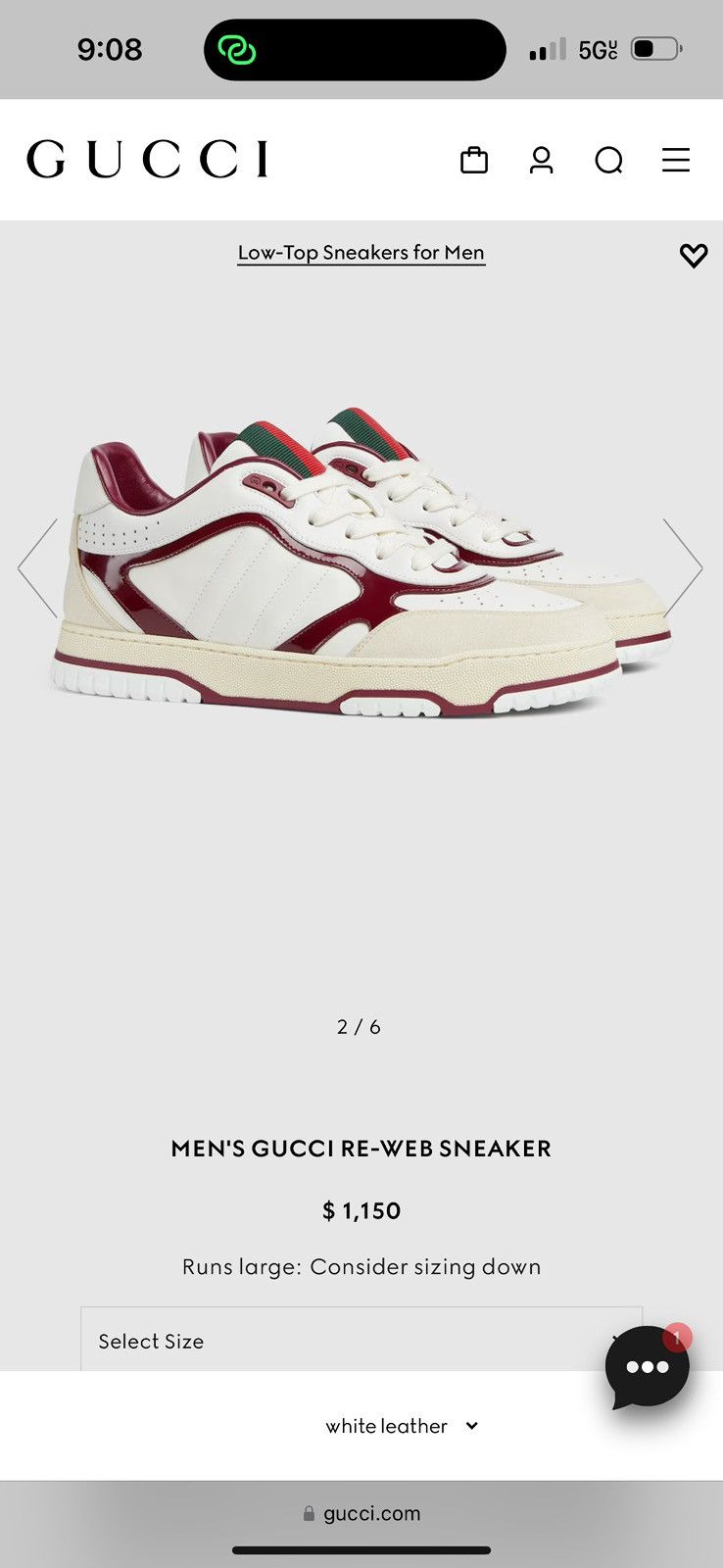 Gucci Gucci Re-Web Sneaker Size US 11 / EU 44 - 2 Thumbnail