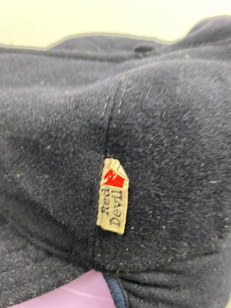 Italic vintage red devil wool ski cap made in italy Size ONE SIZE - 4 Thumbnail