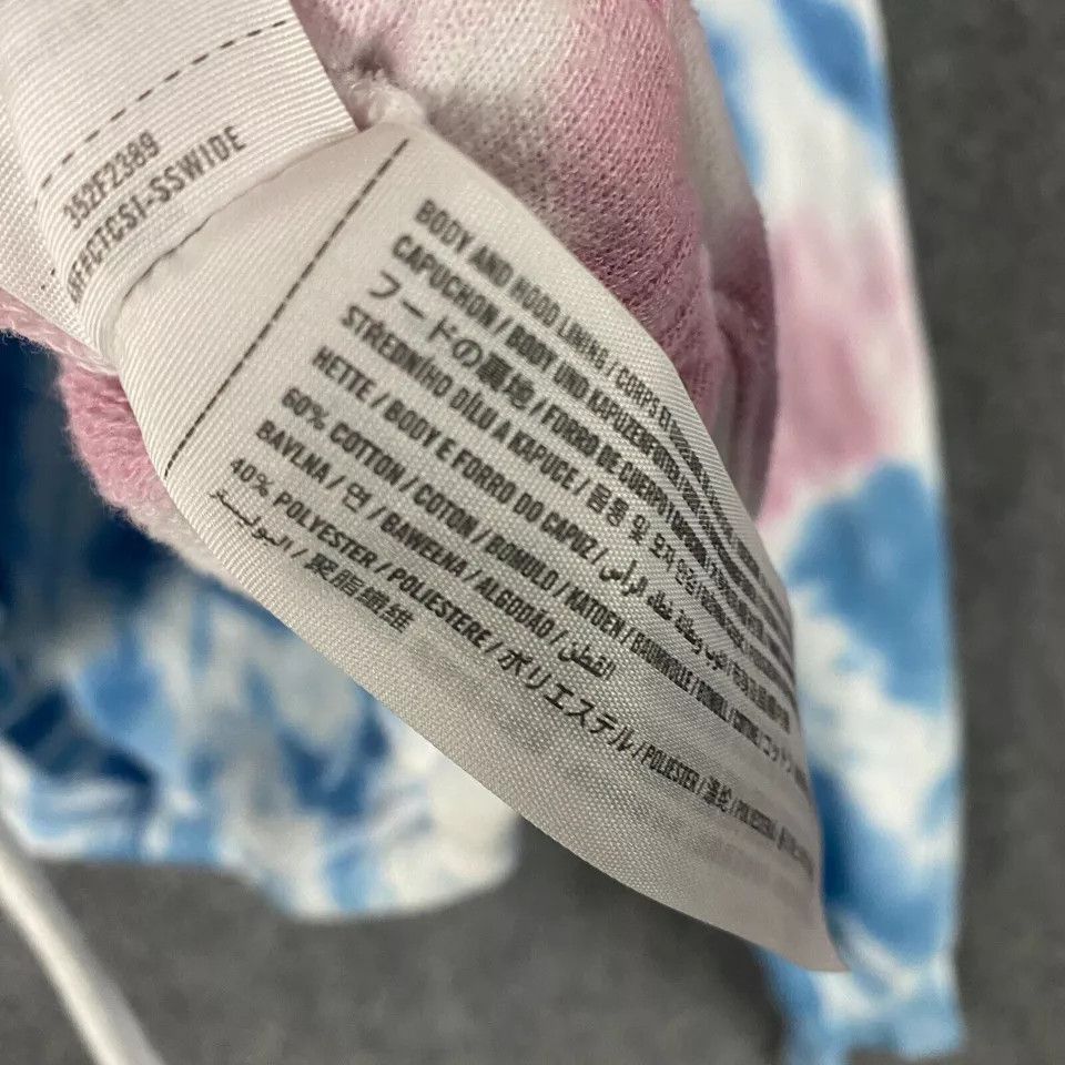 Hollister Hollister Cropped Hoodie Women's Large Tie Dye Cotton Blend Size L / US 10 / IT 46 - 4 Thumbnail