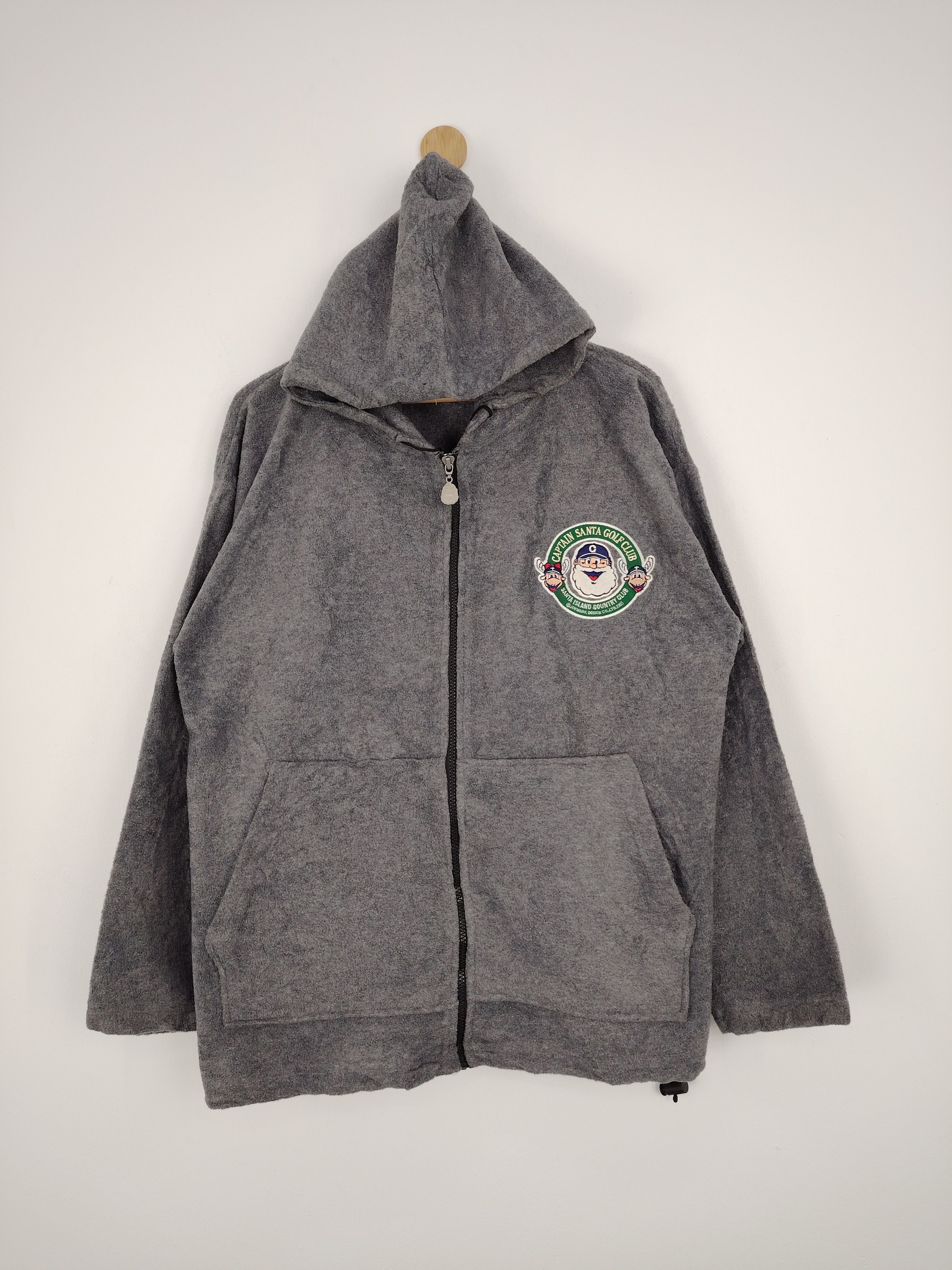 Vintage Captain Santa Golf Club Fleece Zipper Jacket MJ0040Z